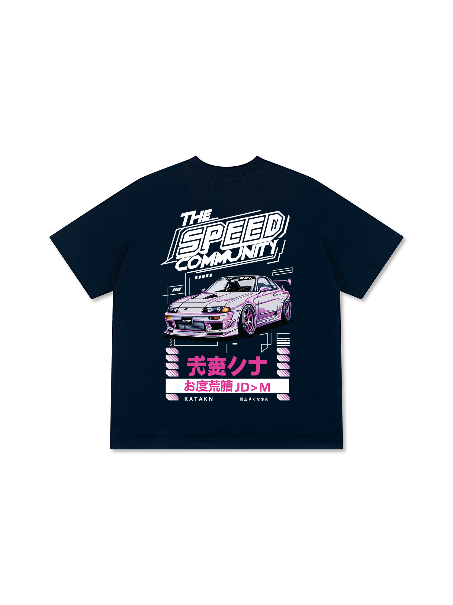 Áo Thun Relaxed Fit JDM Car Speed Community Cyber Tuner
