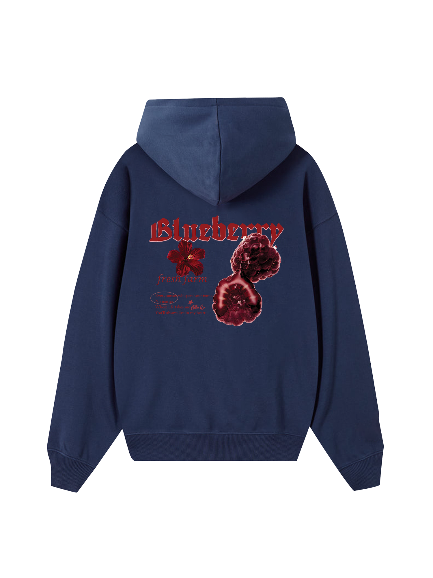 Tropical Blue Berry Hoodie