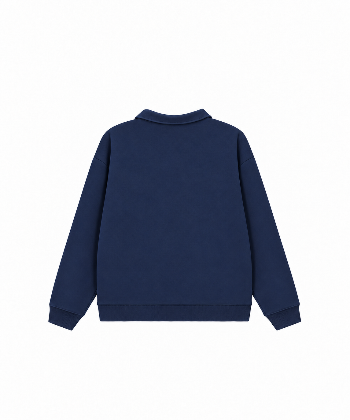 Áo Sweater Polo Nỉ Hai Da Cotton USA Basic
