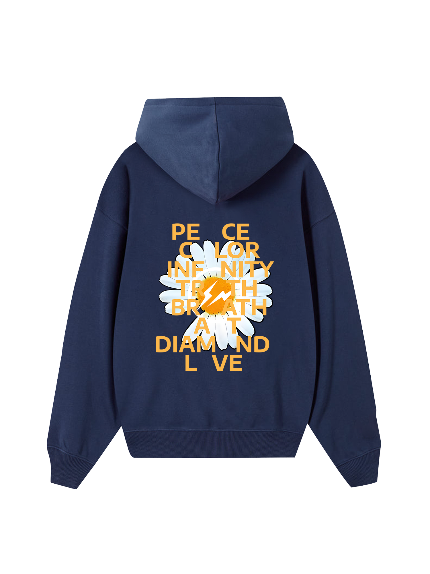 Floral Peace Color Love Hoodie