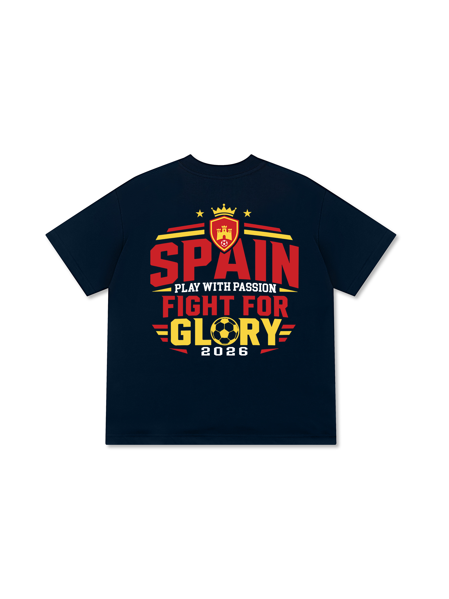 Áo Thun Relaxed Fit Soccer Spain Play With Pasion