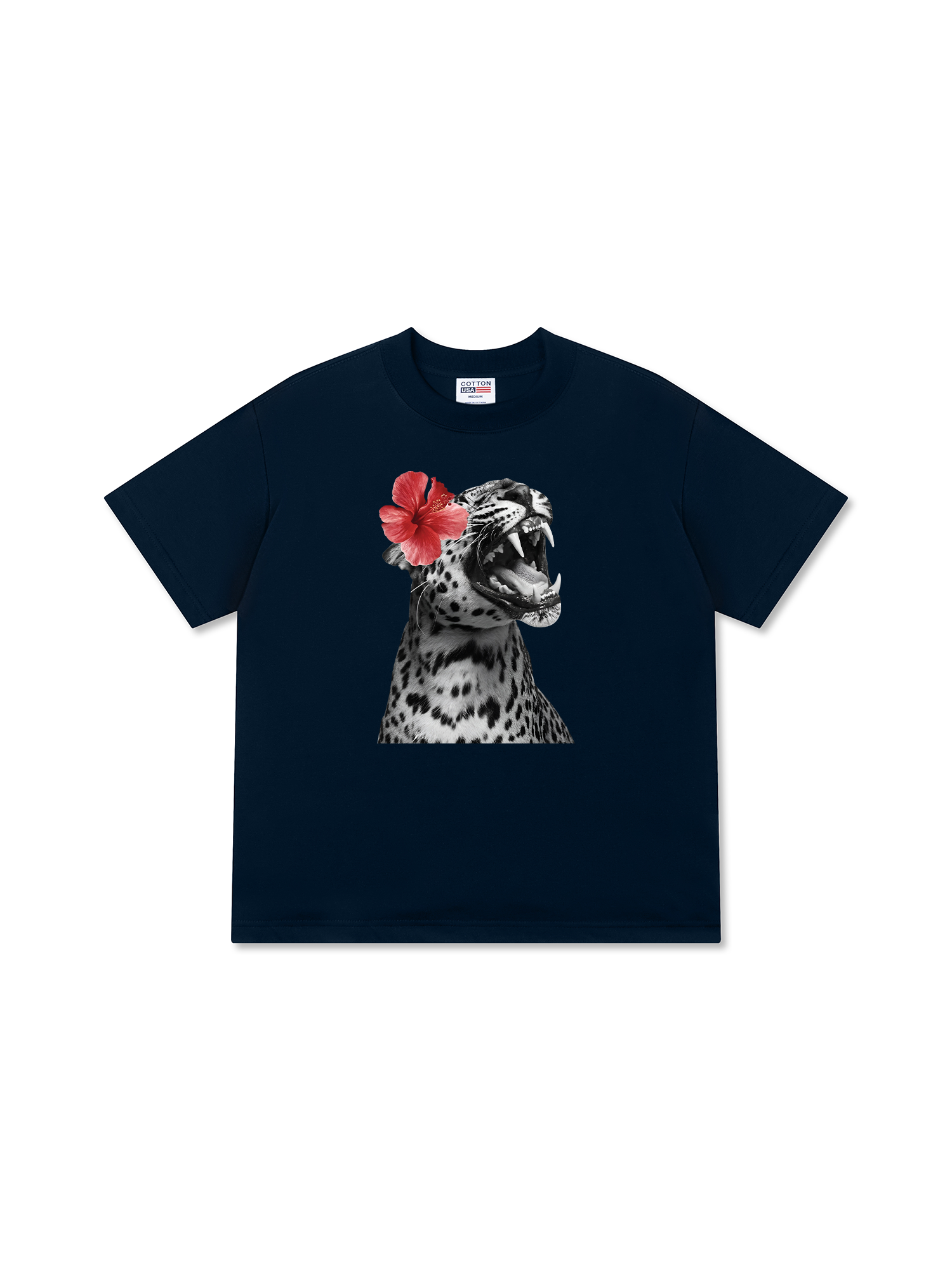 Áo Thun Relaxed Fit Urban Leopard Roar Flower