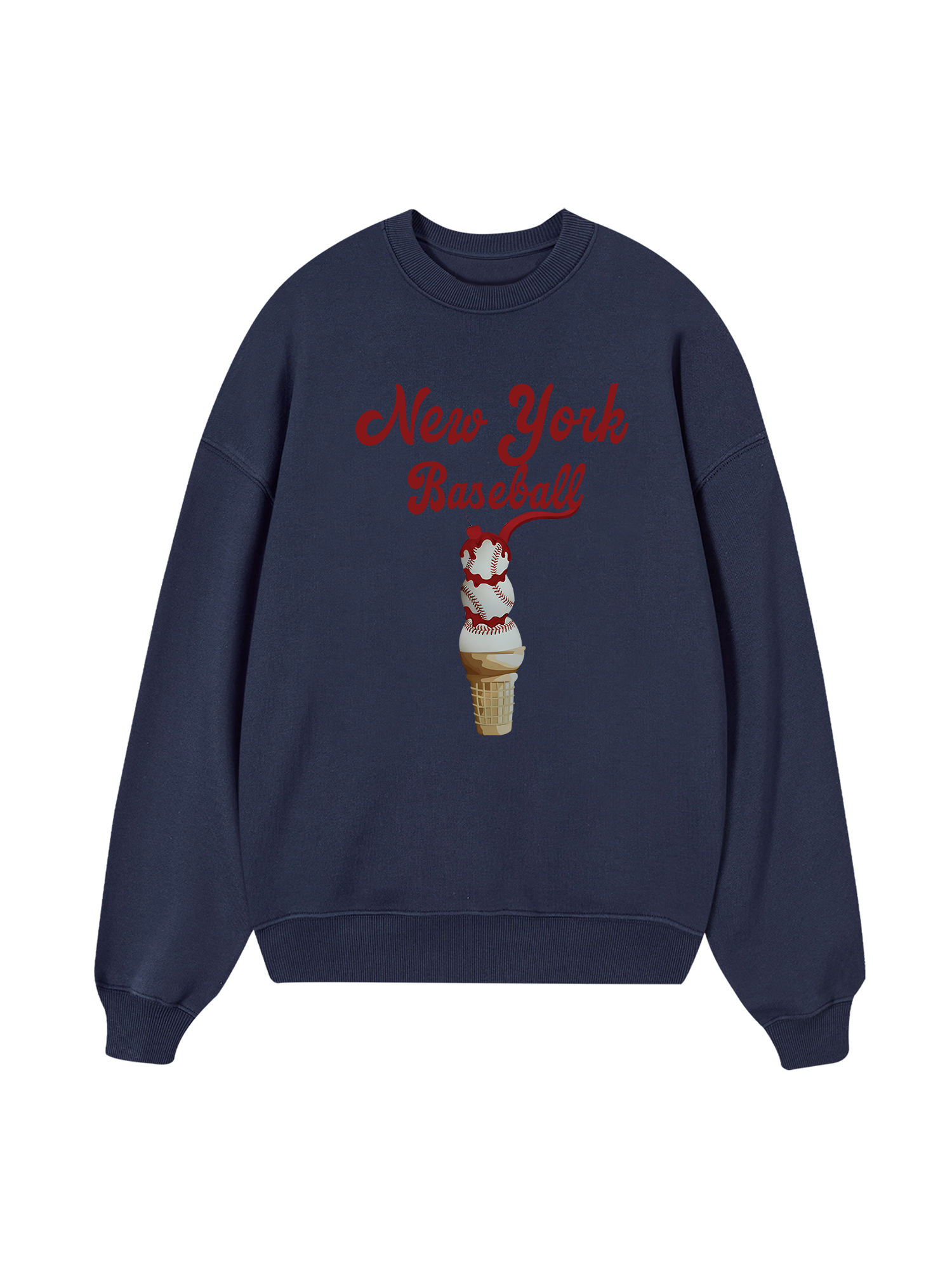 Baseball NewYork Ice Cream Sweater