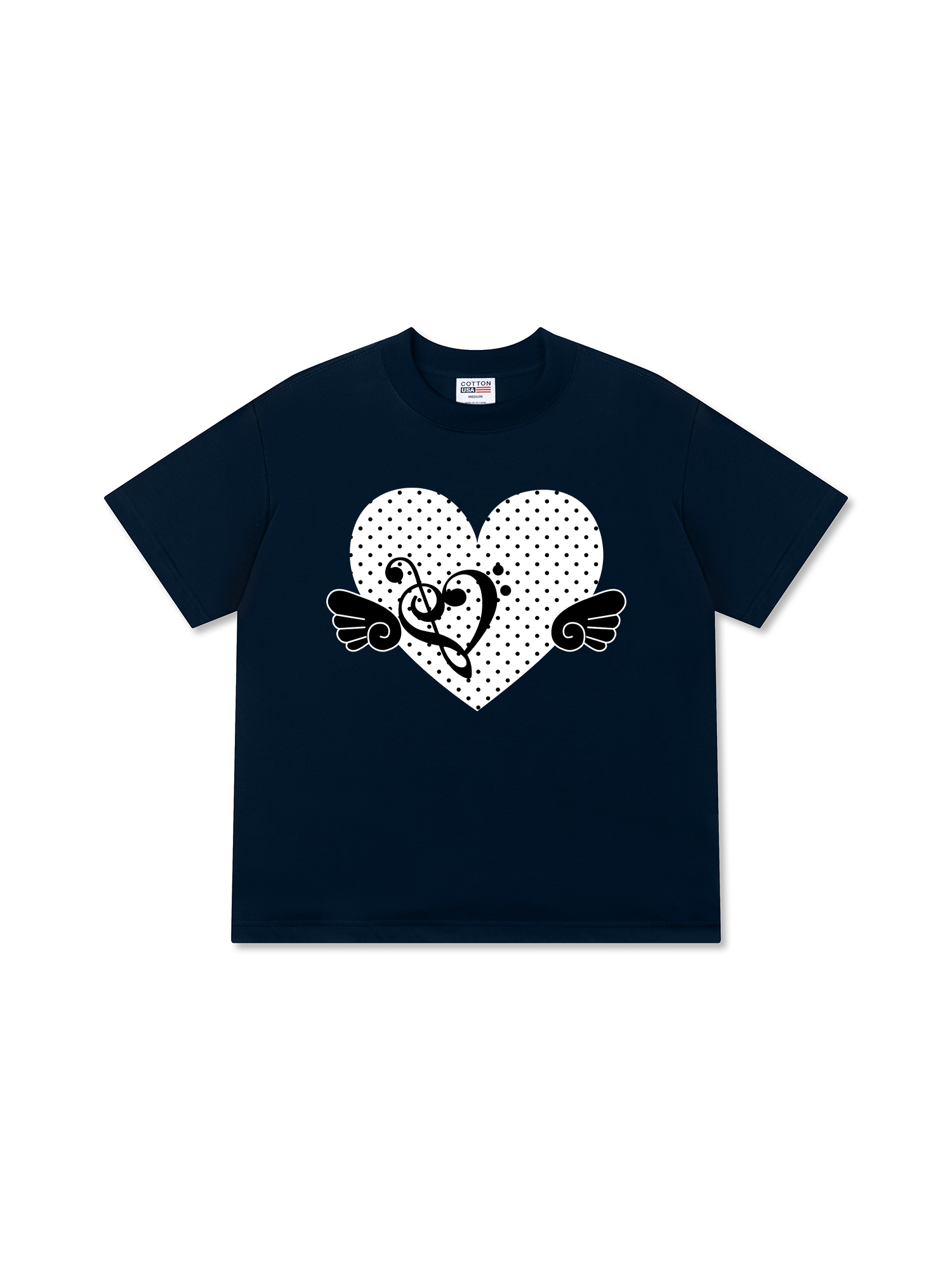 Áo Thun Relaxed Fit Dotty Mood Love