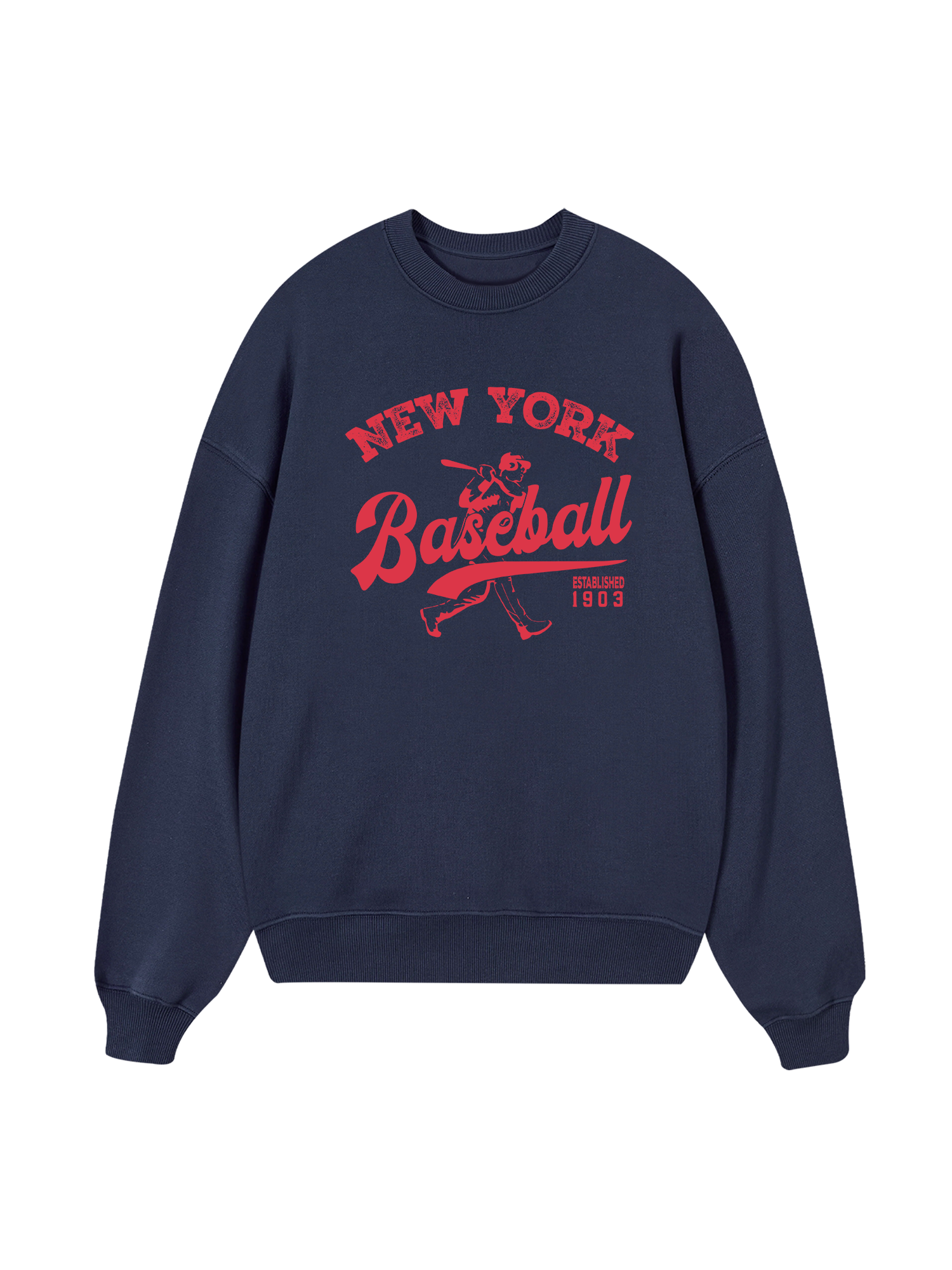 New York Baseball Pink Sweater