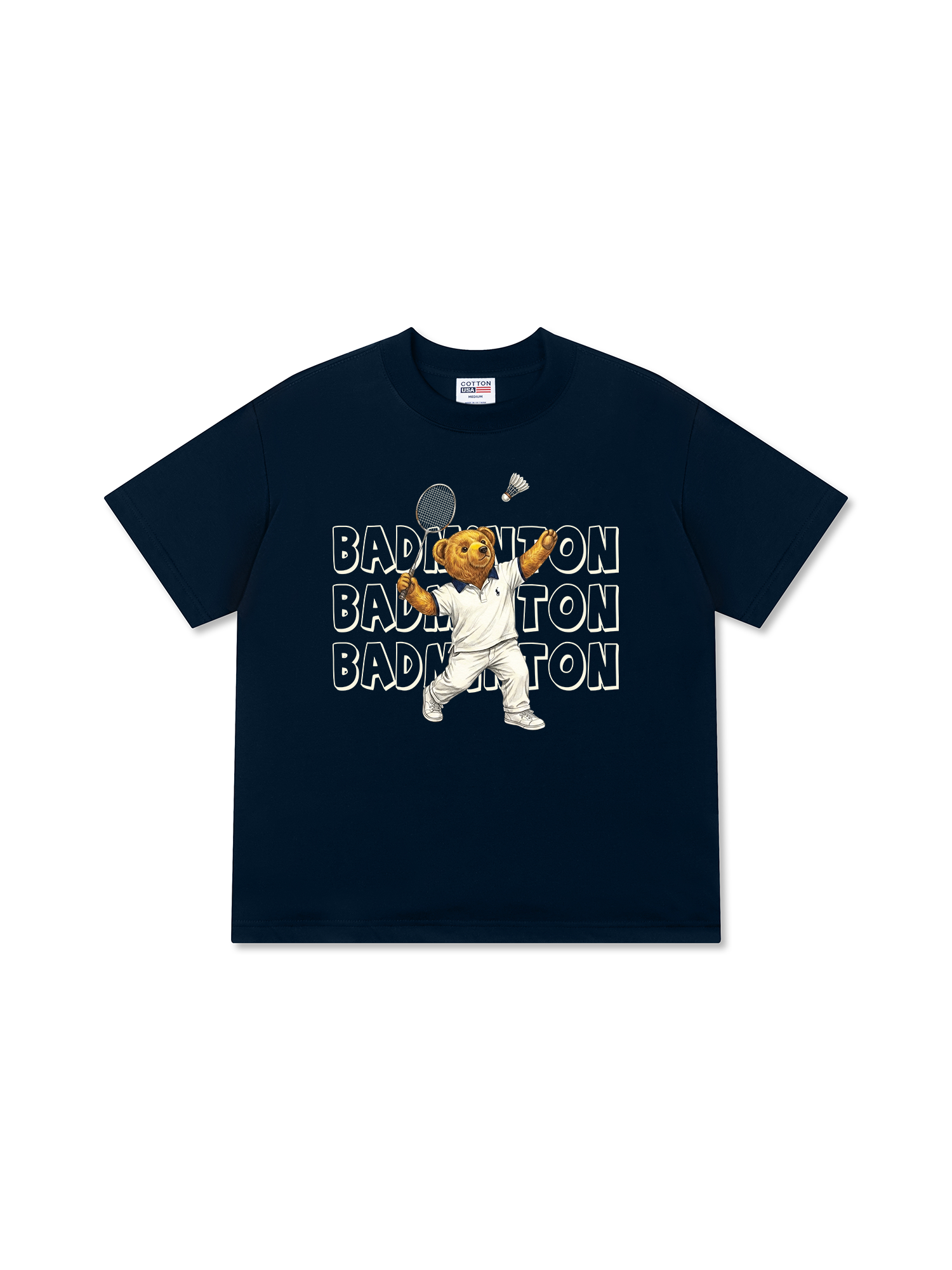 Áo Thun Relaxed Fit Badminton Teddy