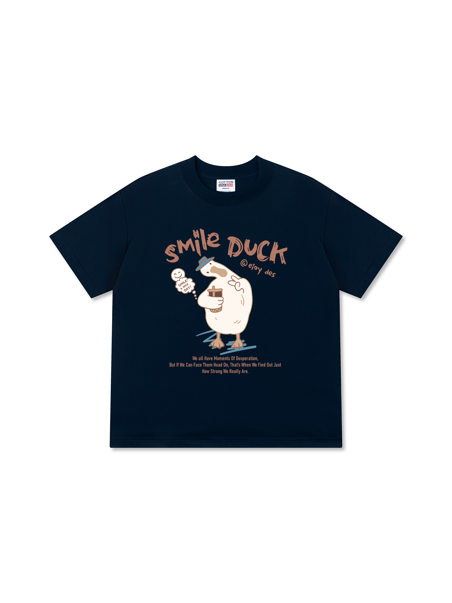 Áo Thun Relaxed Fit Farm Smile Duck