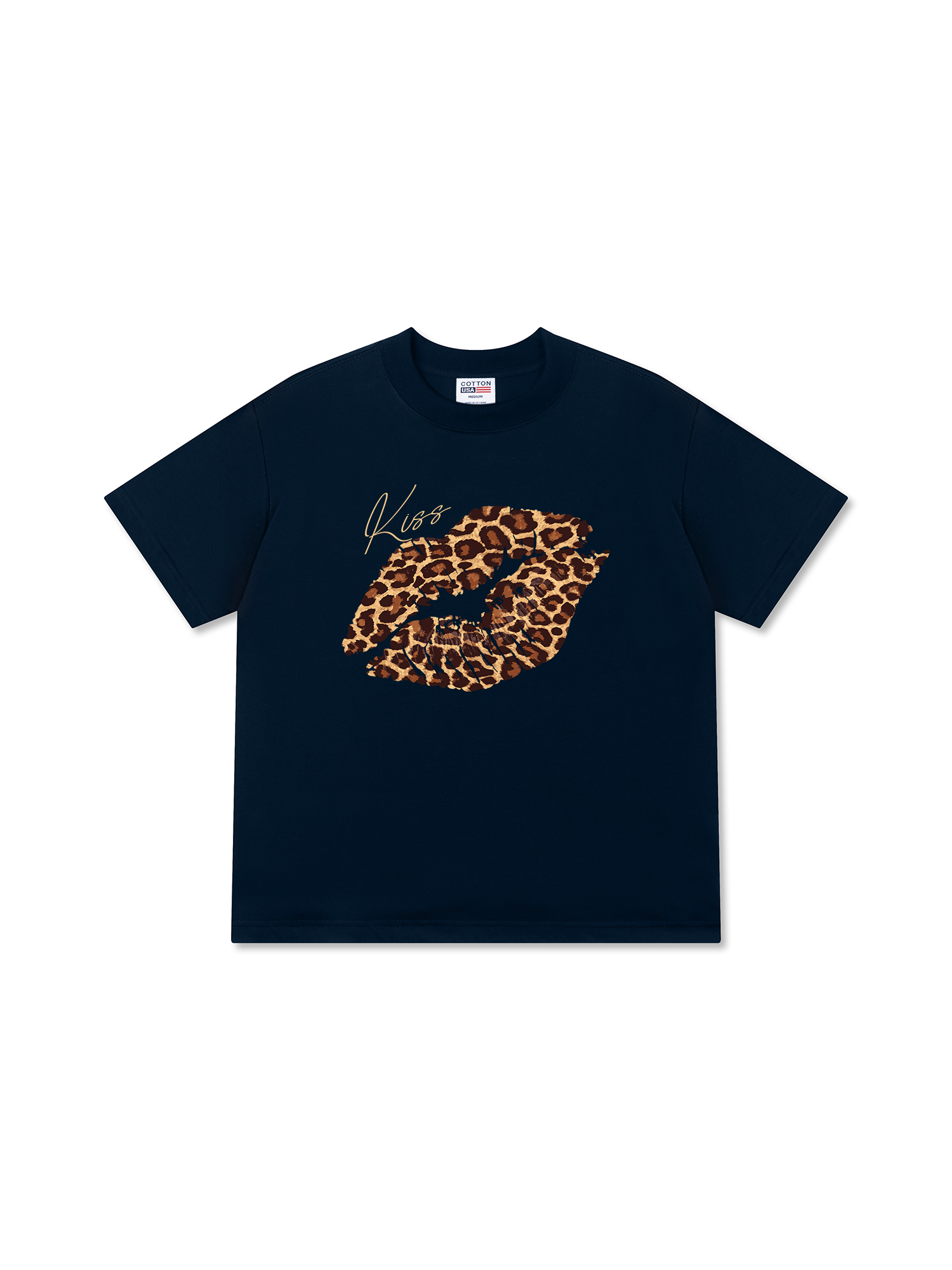 Áo Thun Relaxed Fit Urban Leopard Kiss Lip