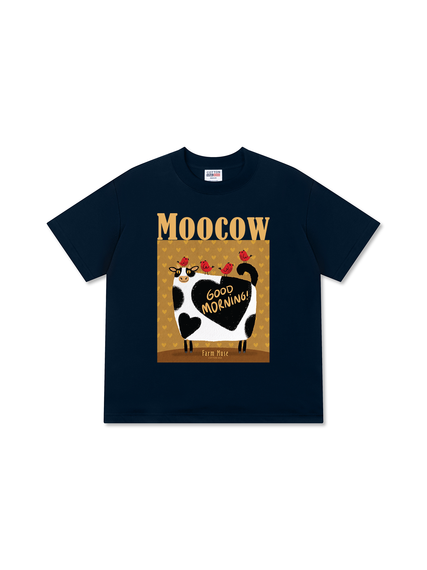Áo Thun Relaxed Fit Farm Moocow Good Morning