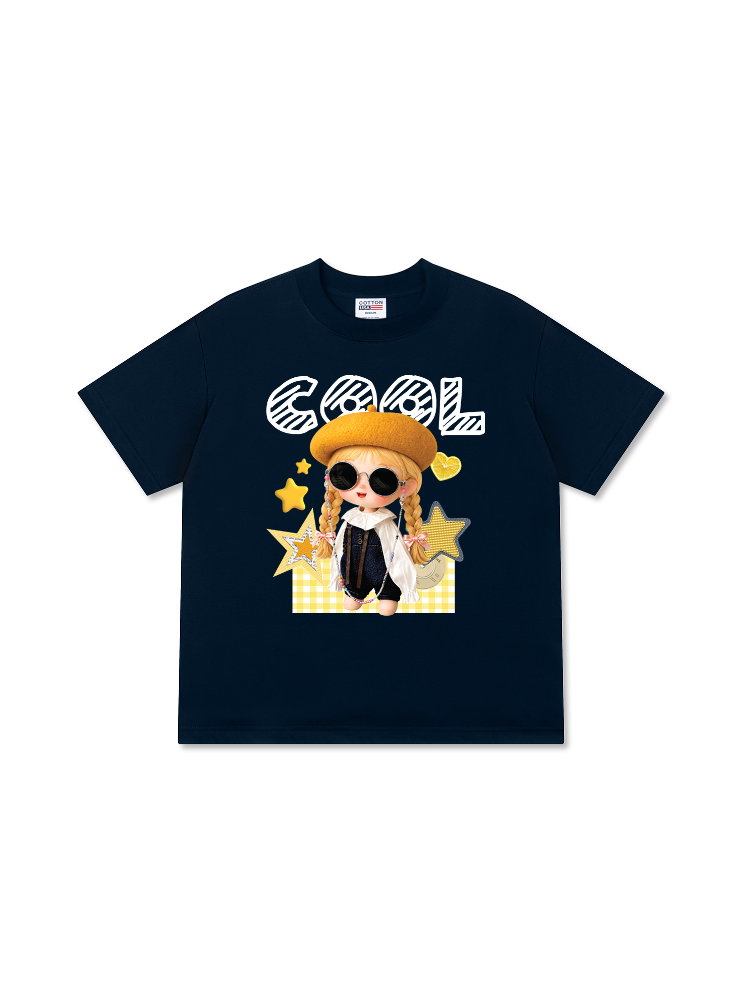 Áo Thun Relaxed Fit Cute Gang Cool