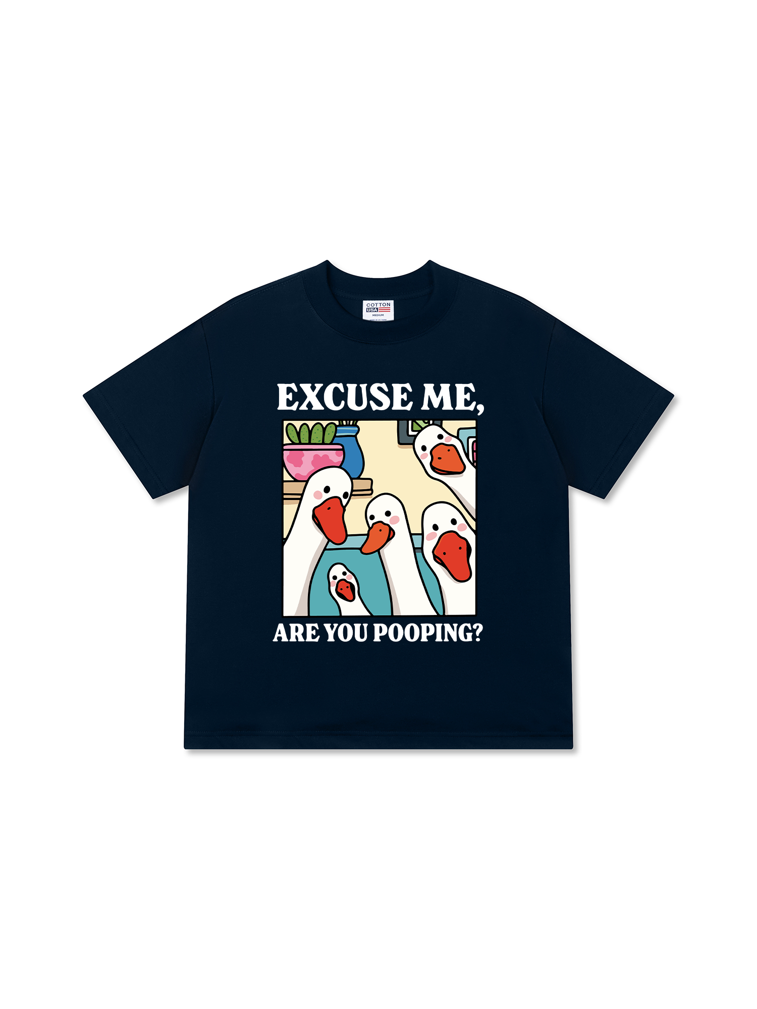 Áo Thun Relaxed Fit Farm Excuse Me, Are You Pooping