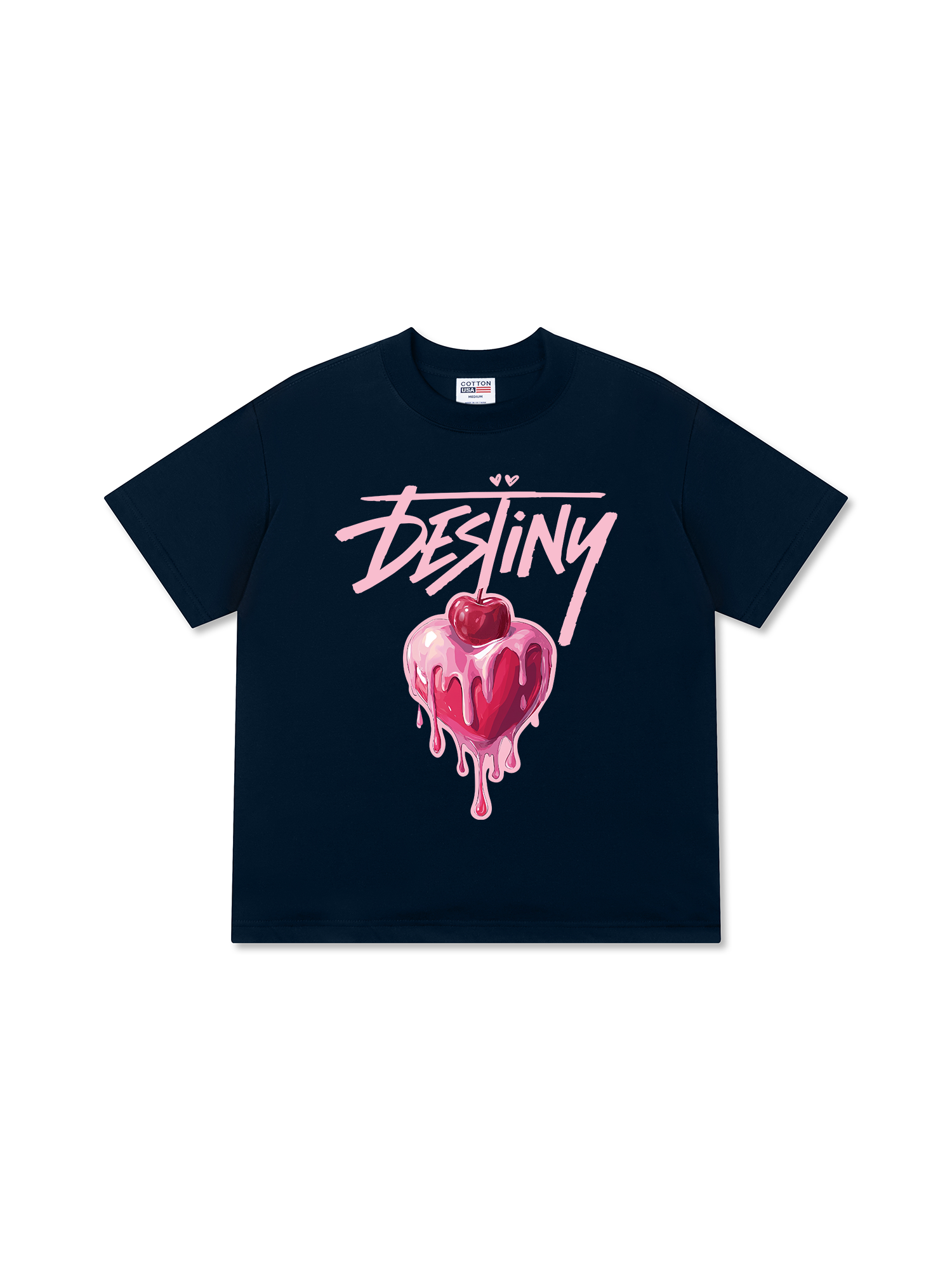 Áo Thun Relaxed Fit Destiny Cherry Heart
