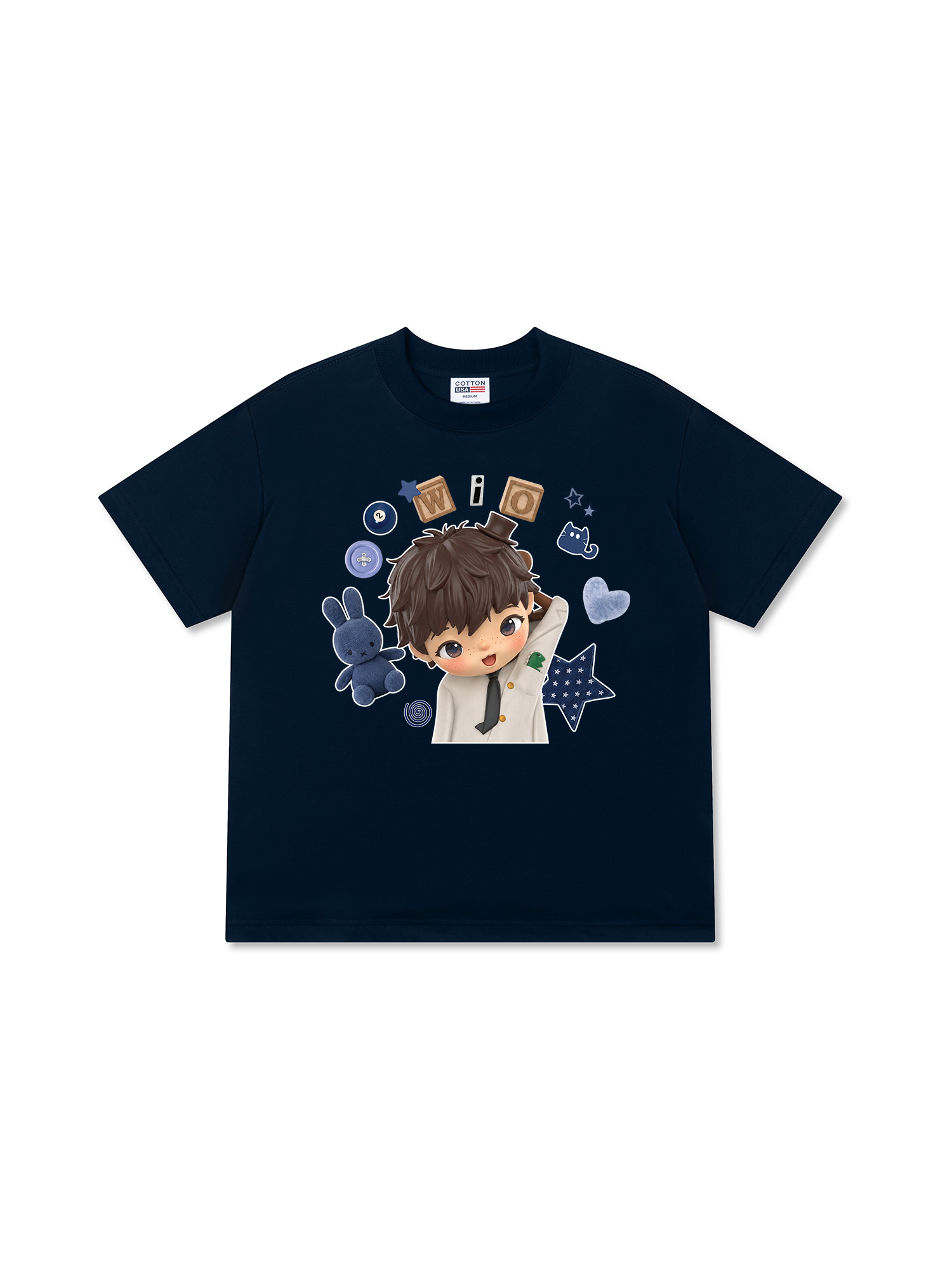 Áo Thun Relaxed Fit Cute Gang Wio