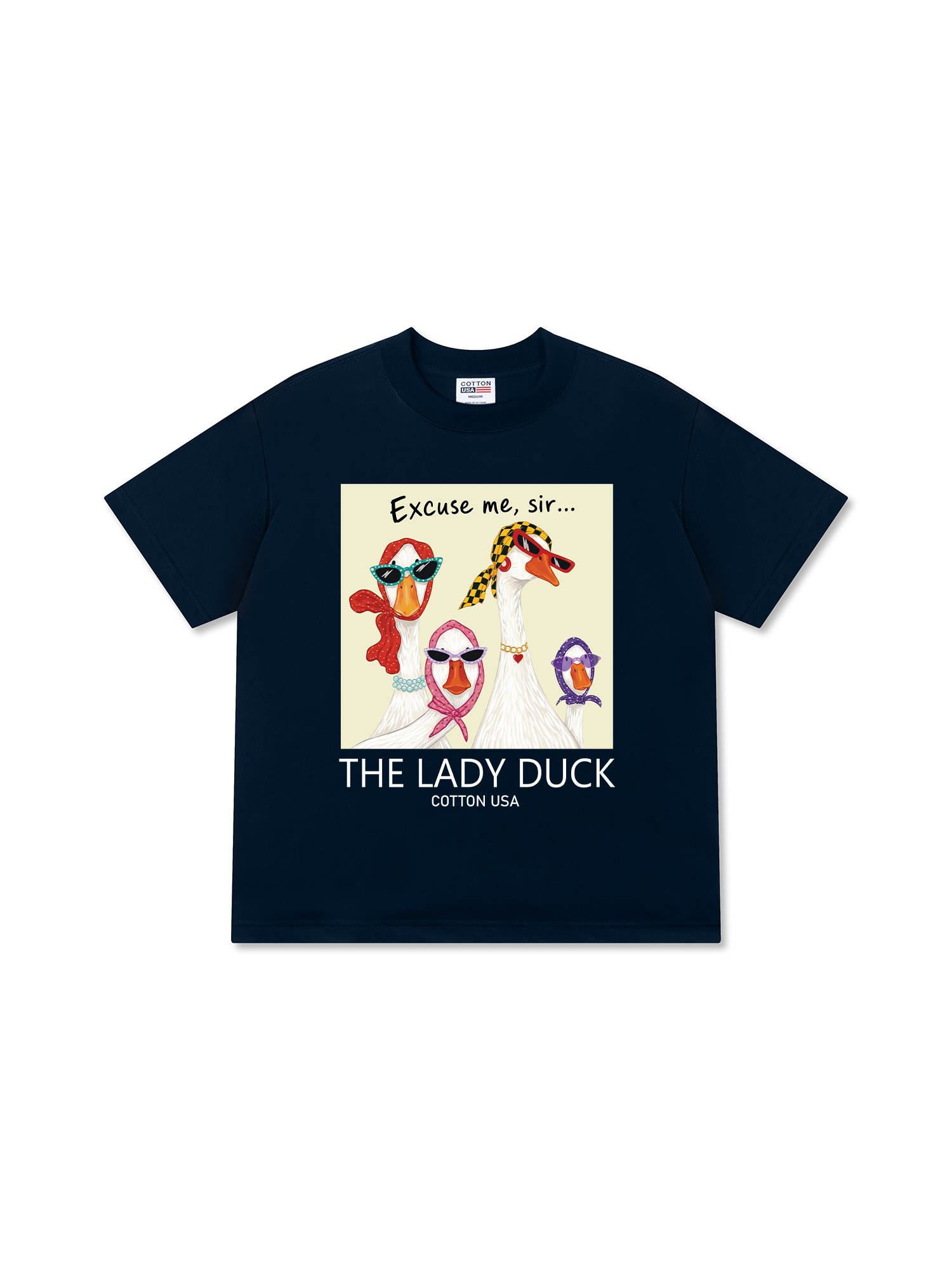 Áo Thun Relaxed Fit Farrm Lady Duck