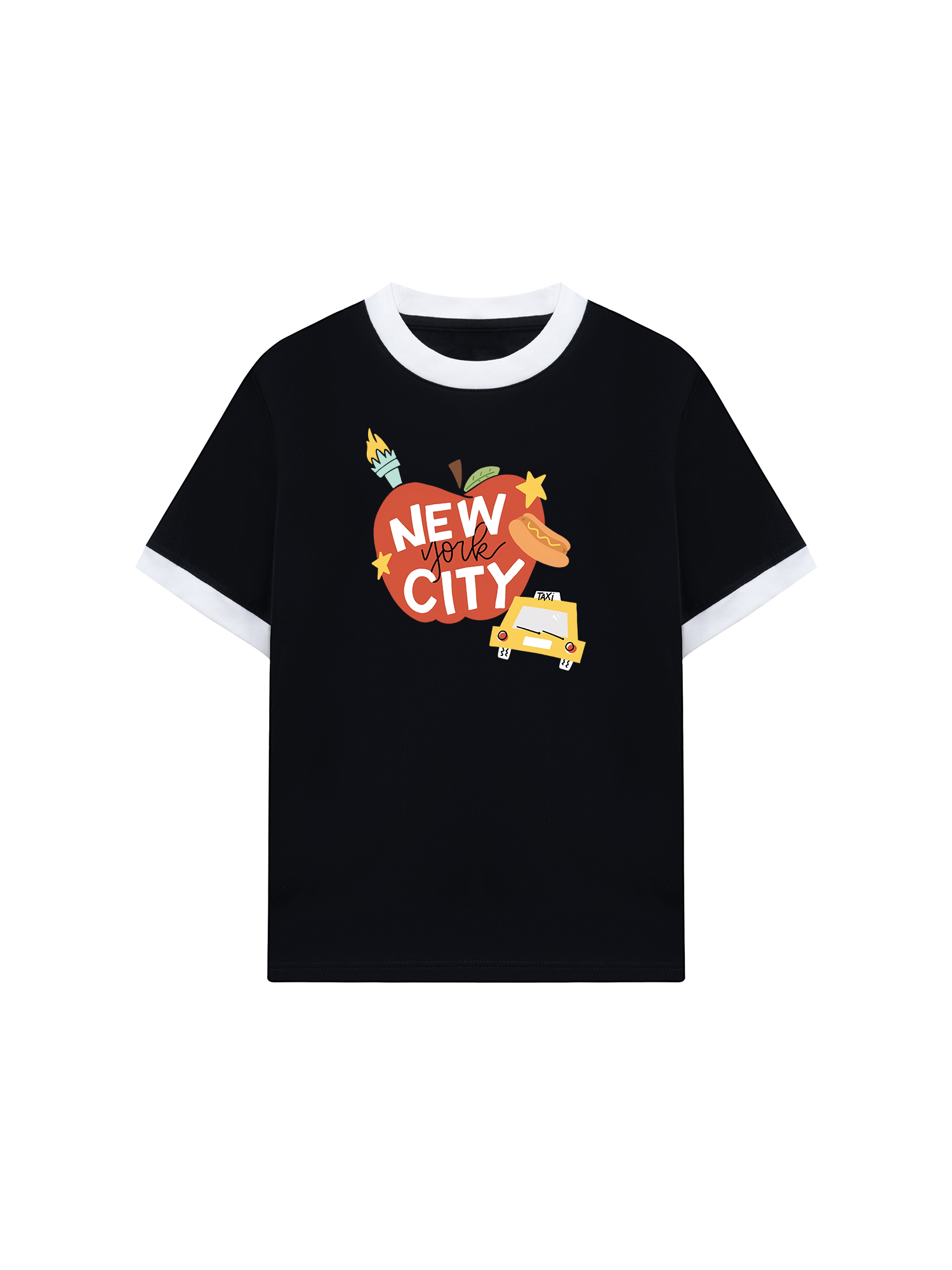 Áo Thun Ringer Relaxed Fit City New York