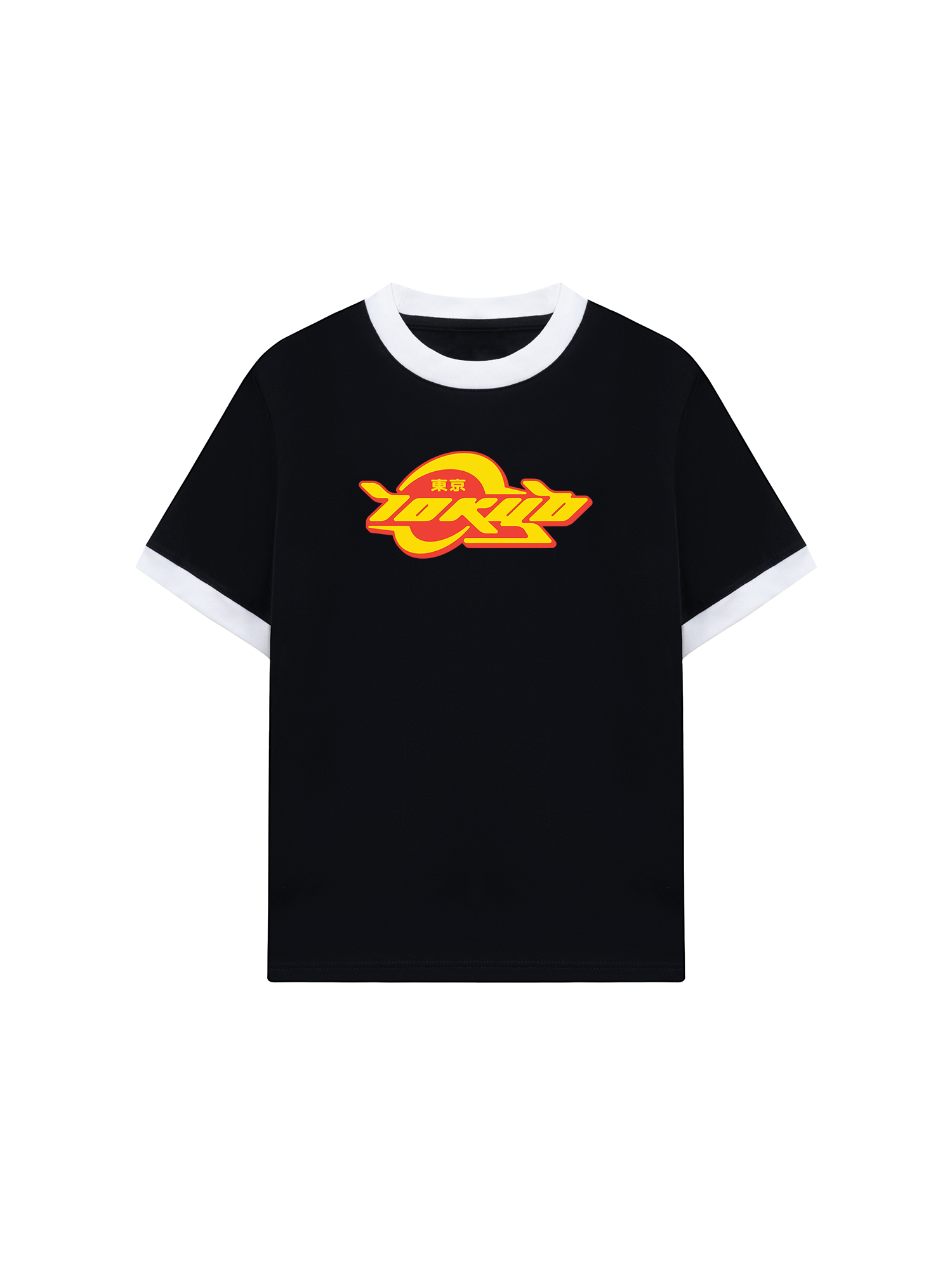 Áo Thun Ringer Relaxed Fit City Tokyo Yellow