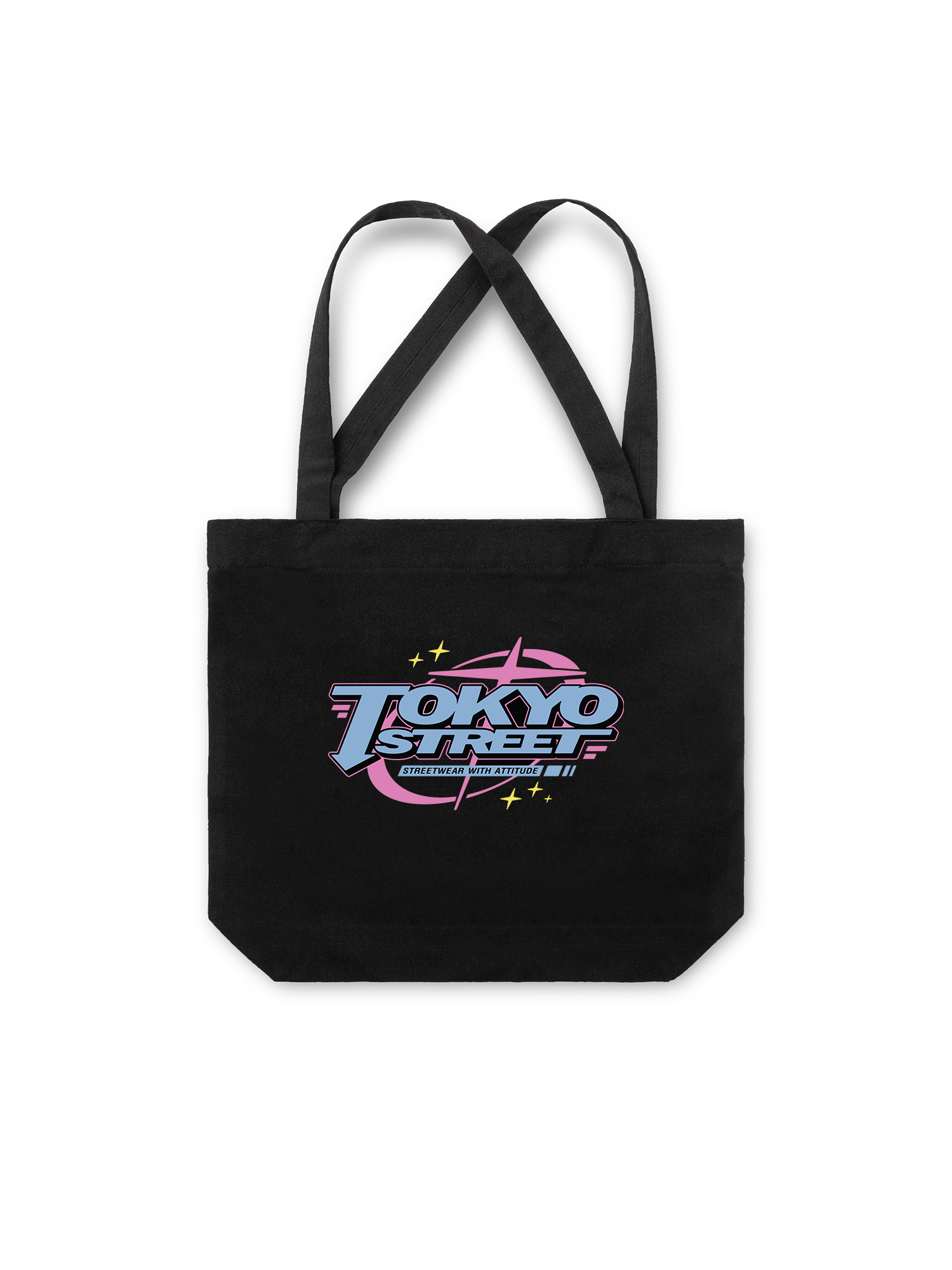 Túi Tote City Tokyo Streetwear With Atitude Blue