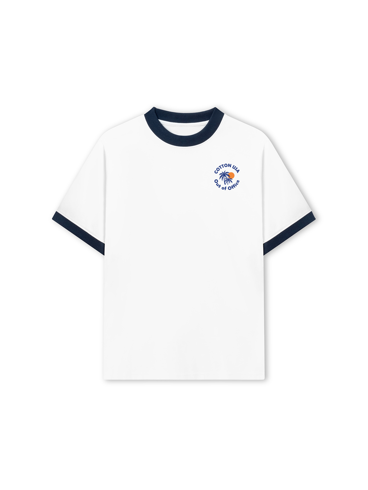 Áo Thun Ringer Relaxed Fit Tropical Vacation