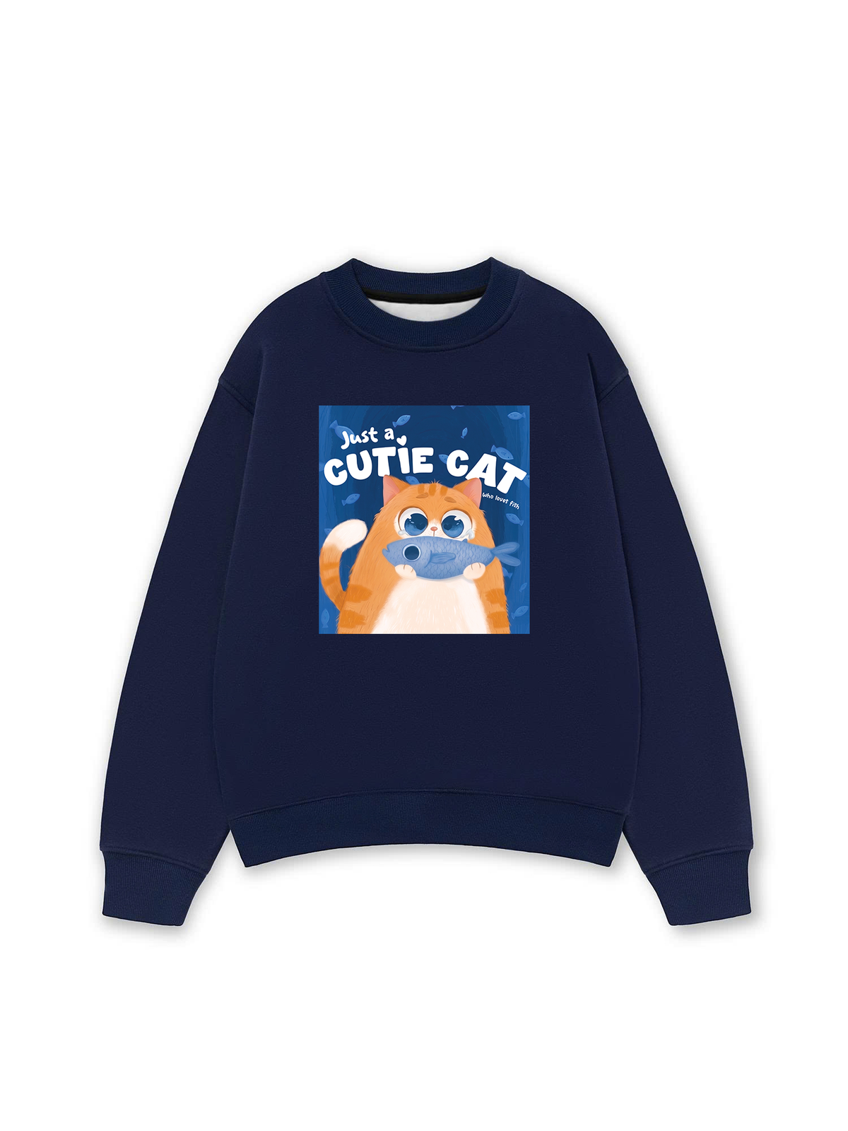 Áo Sweater Nỉ Hai Da Soft Paw Just A Cat