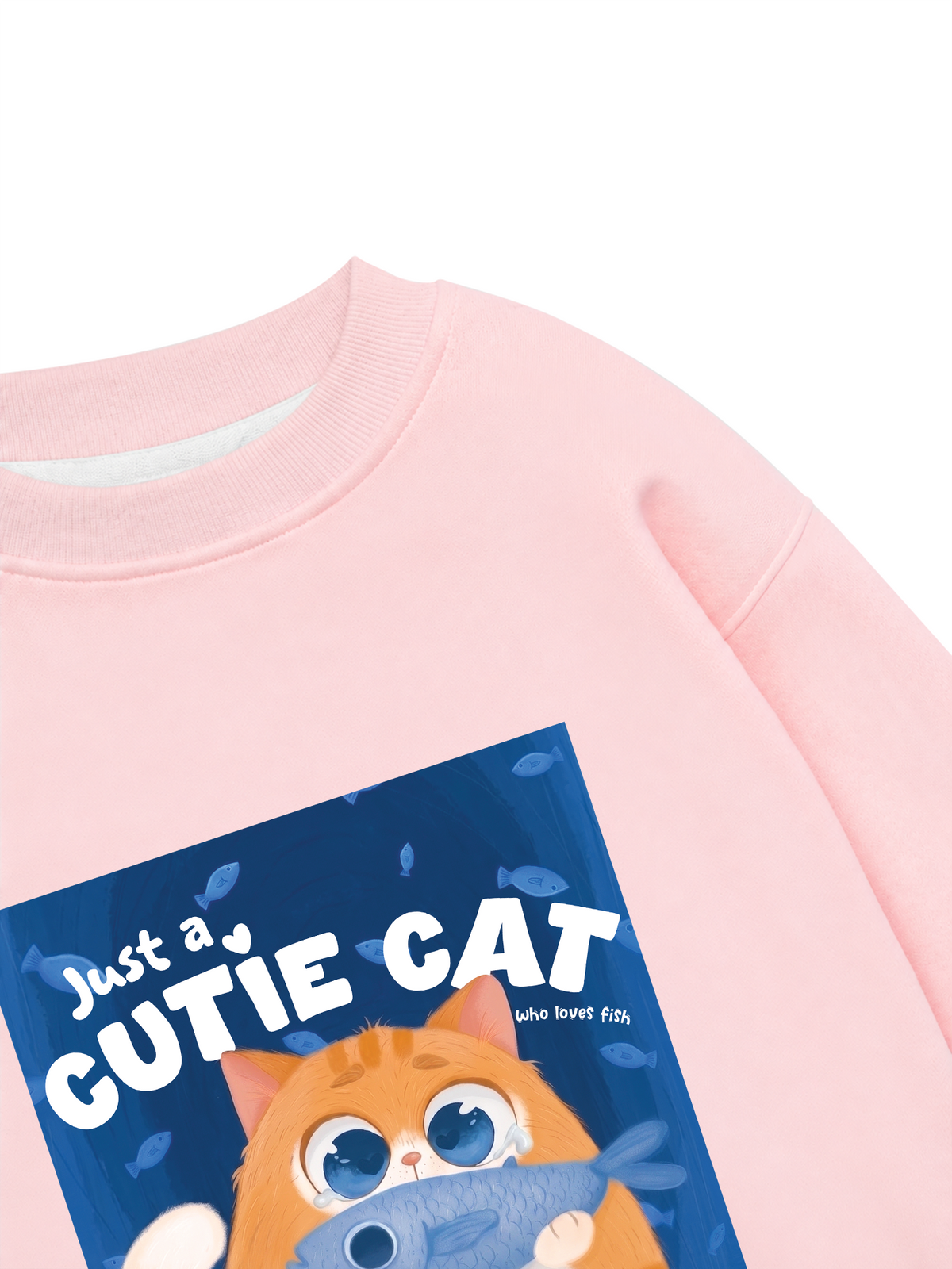 Áo Sweater Nỉ Hai Da Soft Paw Just A Cat