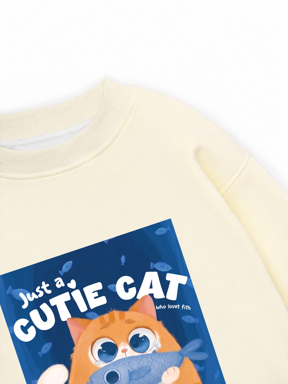 Áo Sweater Nỉ Hai Da Soft Paw Just A Cat