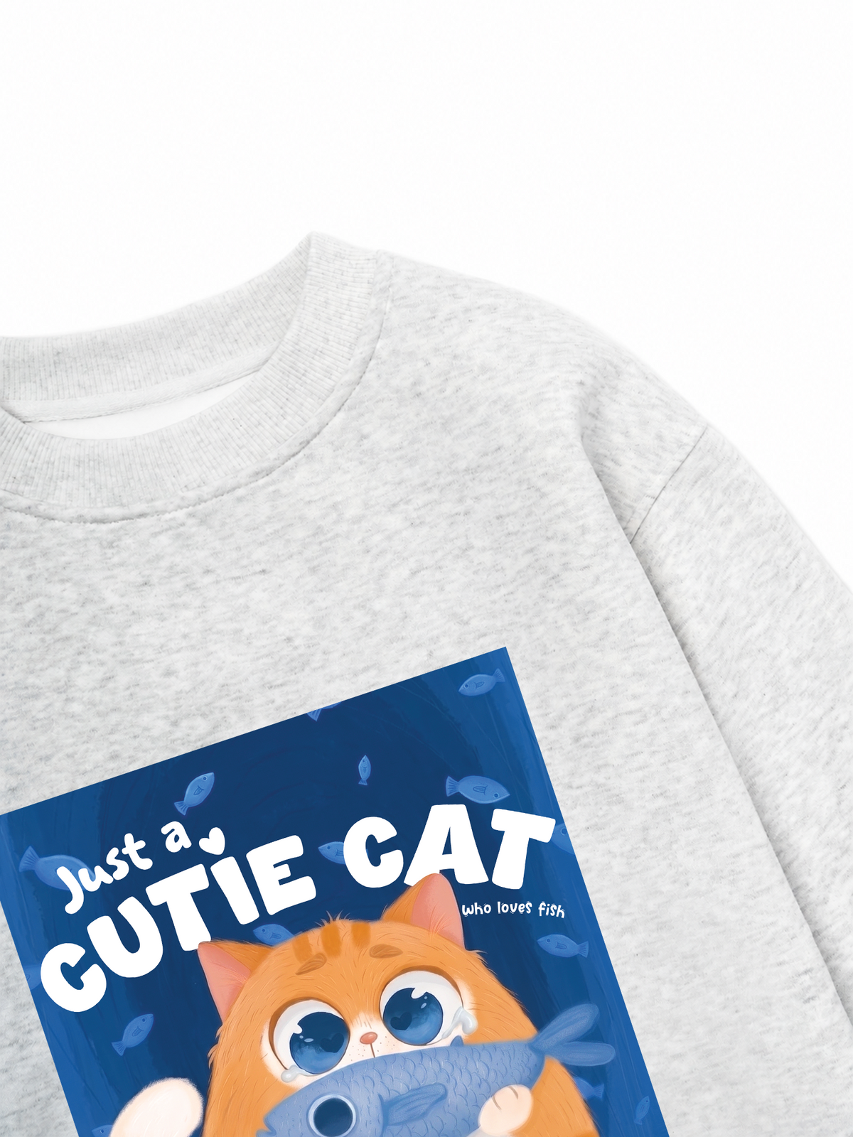 Áo Sweater Nỉ Hai Da Soft Paw Just A Cat