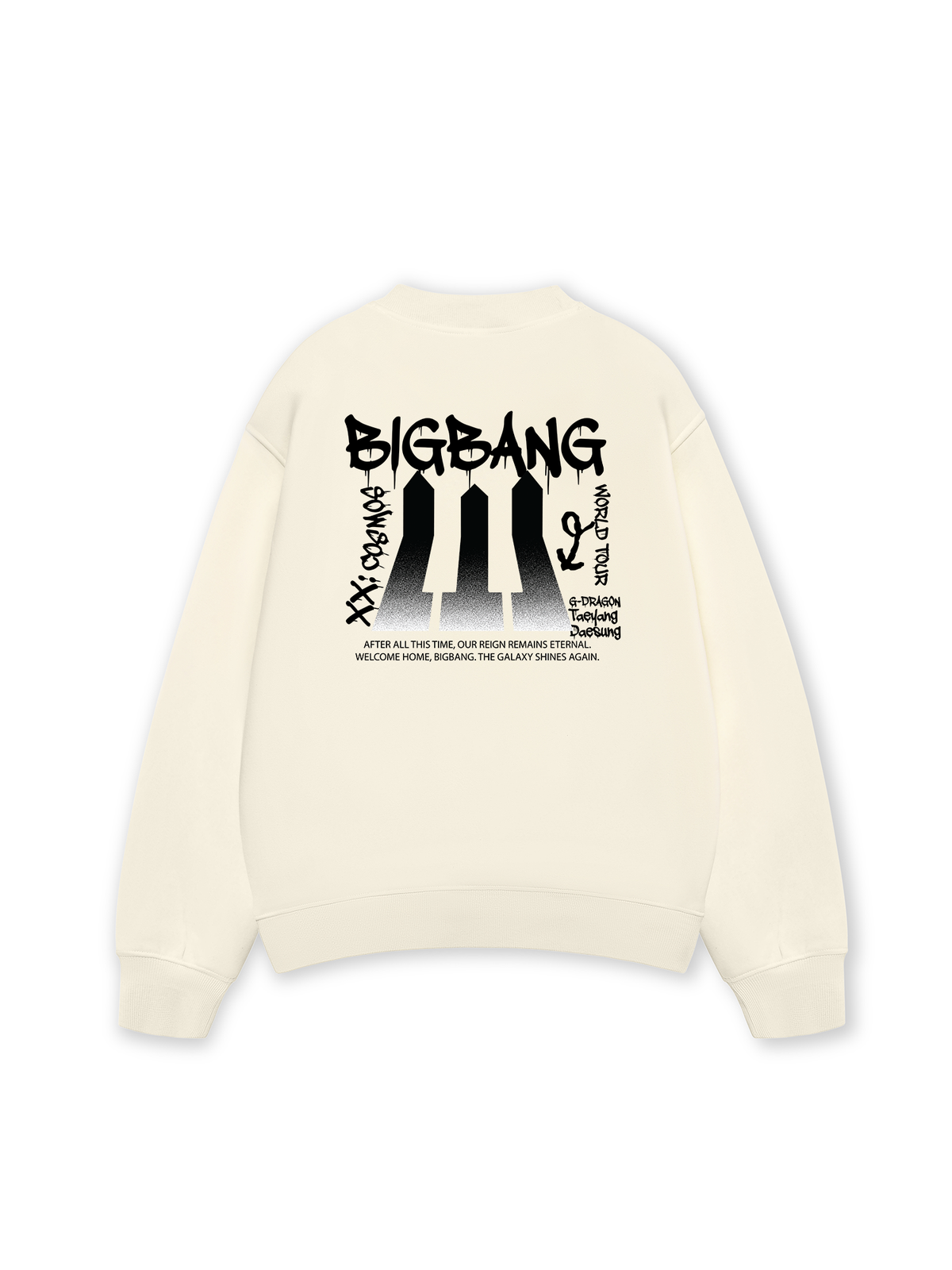 Áo Sweater Nỉ Hai Da Idol Bigbang XX Cosmos