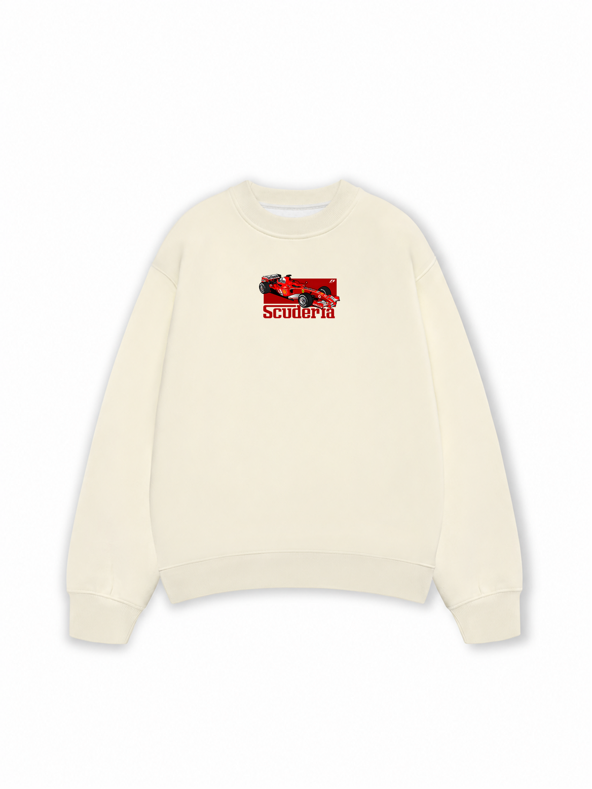 Áo Sweater Nỉ Hai Da Ferrari Scuderia Race