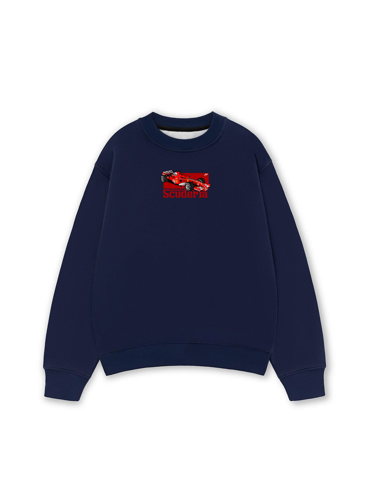 Áo Sweater Nỉ Hai Da Ferrari Scuderia Race