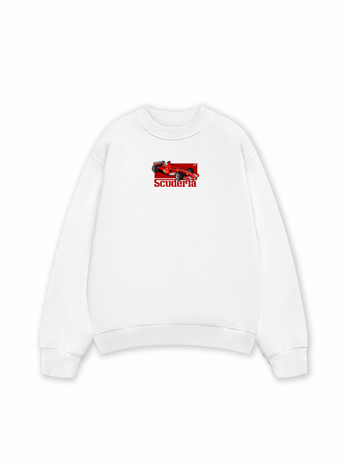 Áo Sweater Nỉ Hai Da Ferrari Scuderia Race