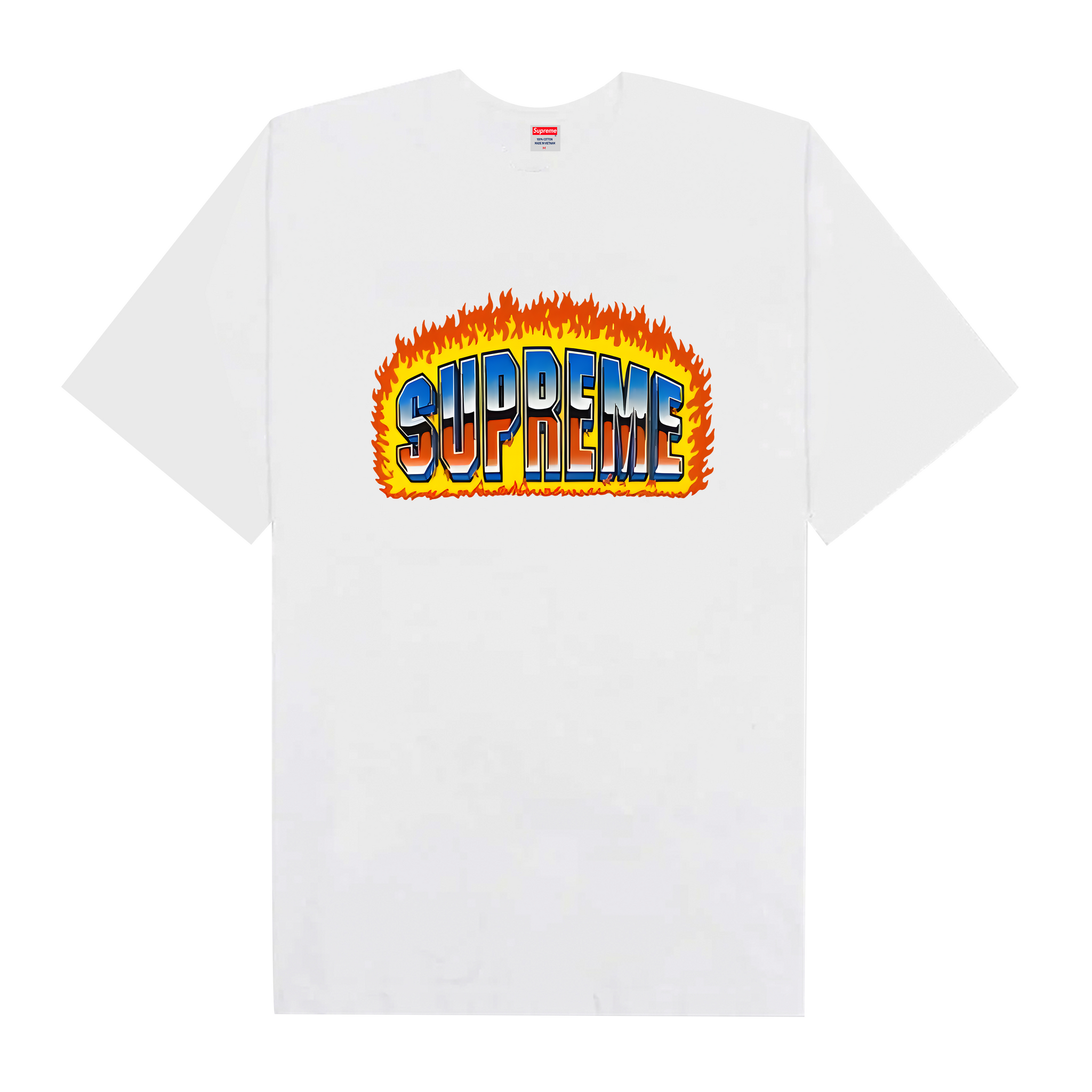 Supreme fire shirt online