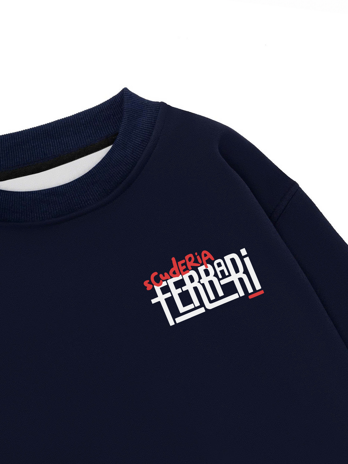 Áo Sweater Nỉ Hai Da Ferrari Formula One Team