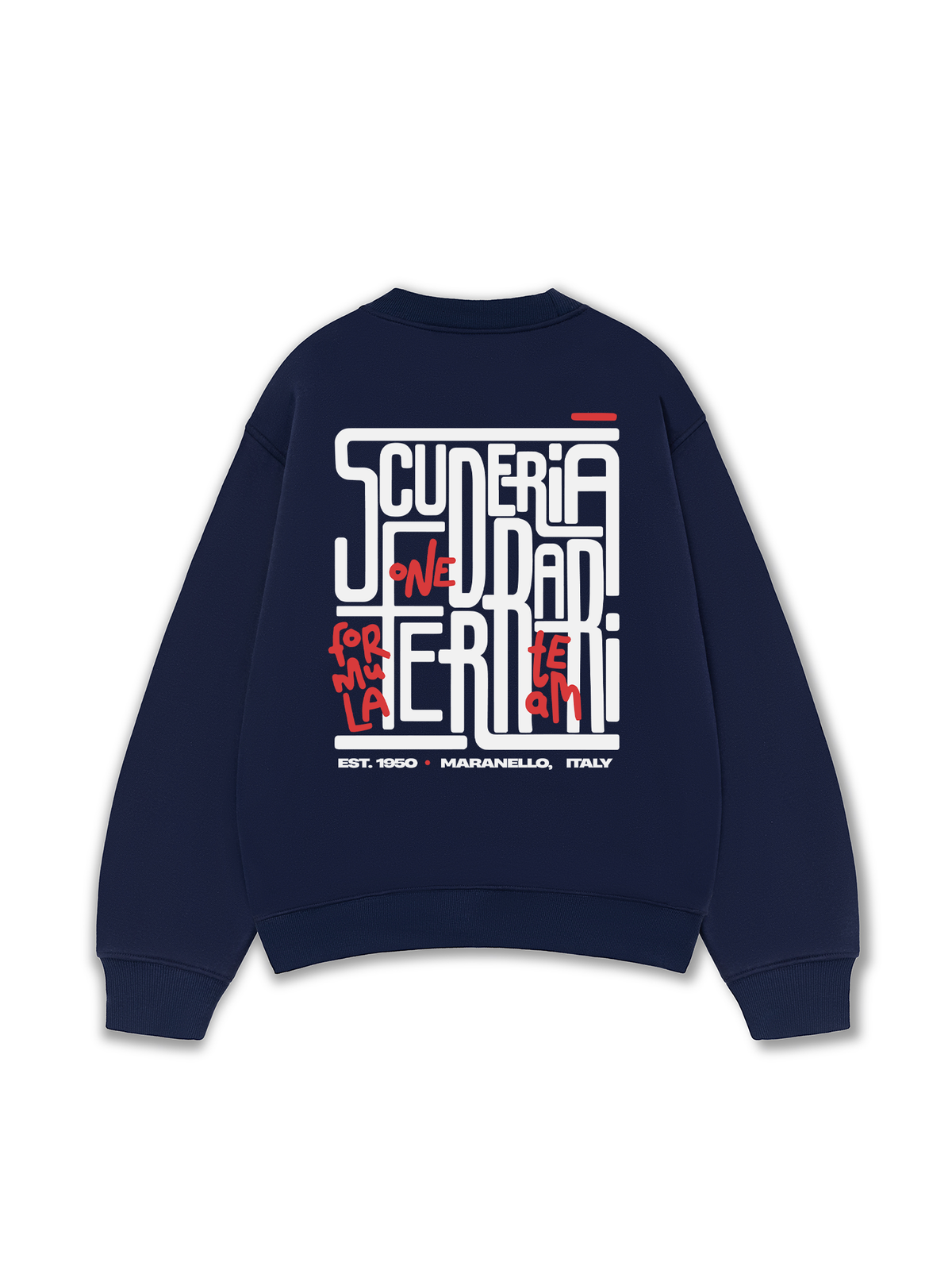 Áo Sweater Nỉ Hai Da Ferrari Formula One Team