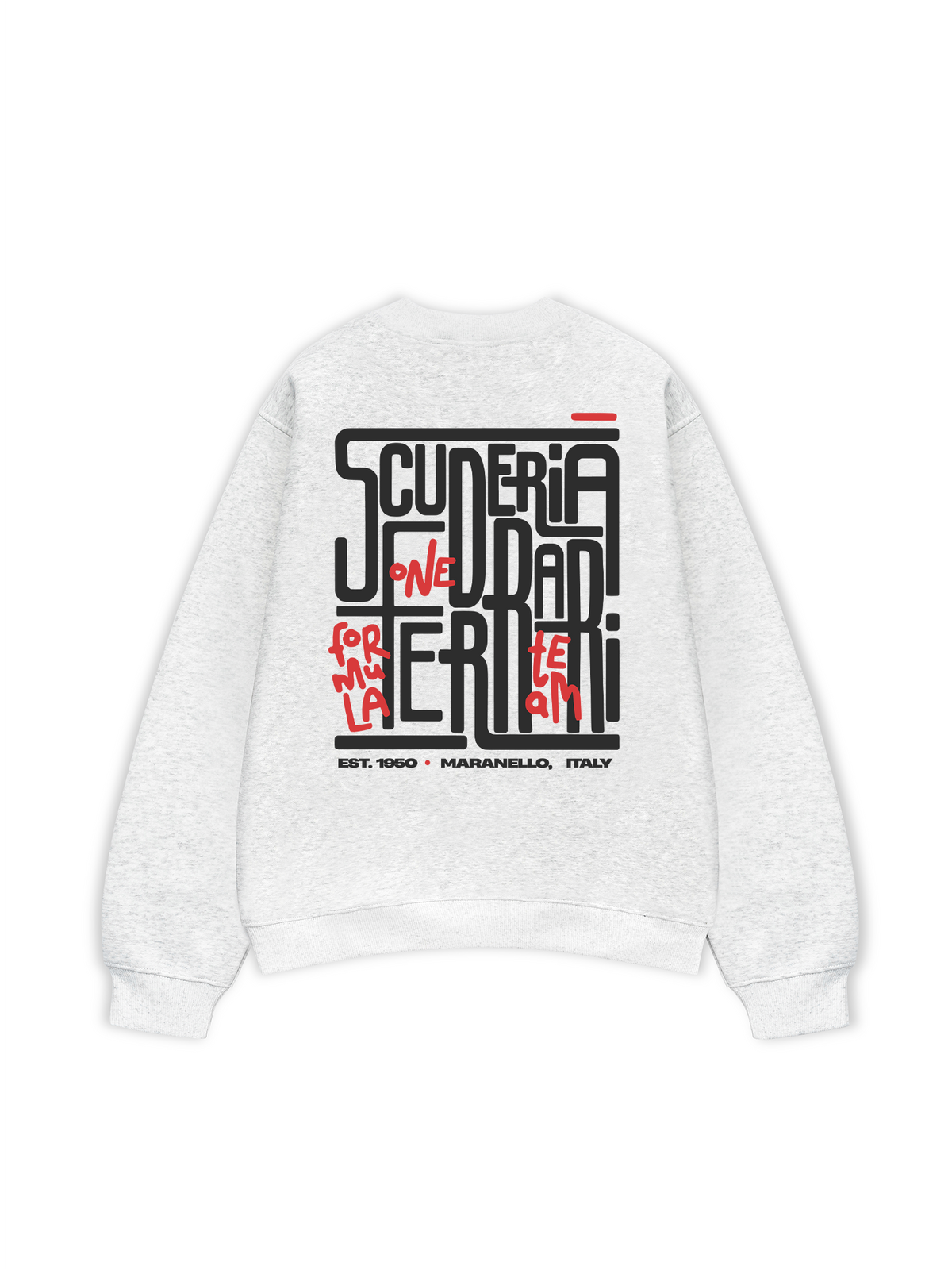 Áo Sweater Nỉ Hai Da Ferrari Formula One Team
