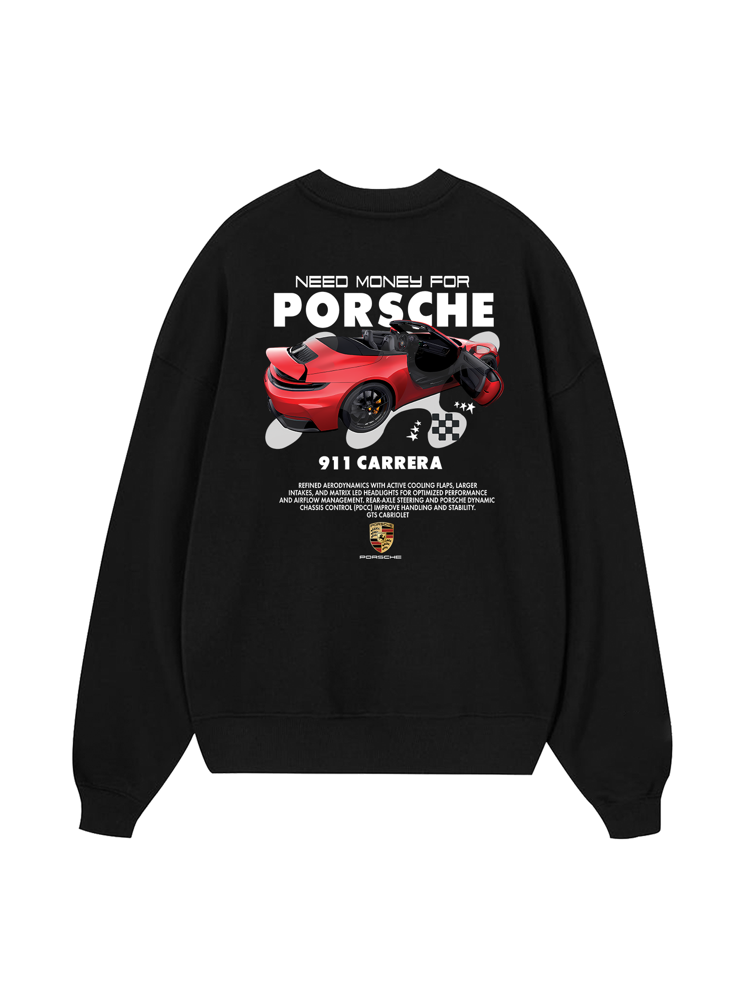 Porsche Red 911 Sweater