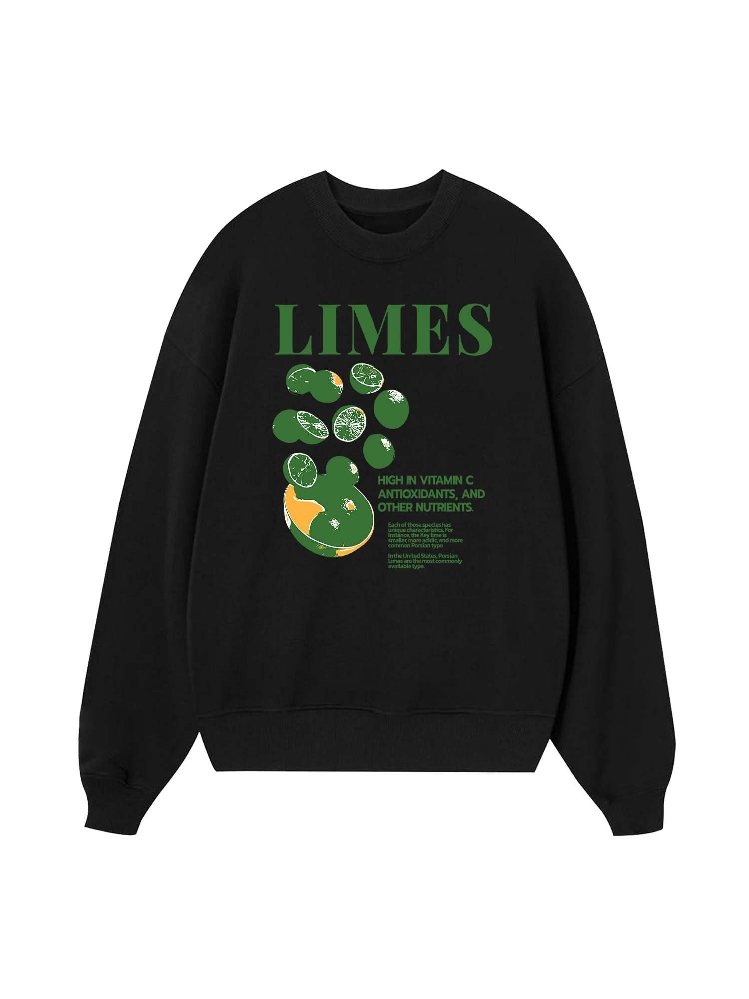Tropical Bowl Of Limes Sweater