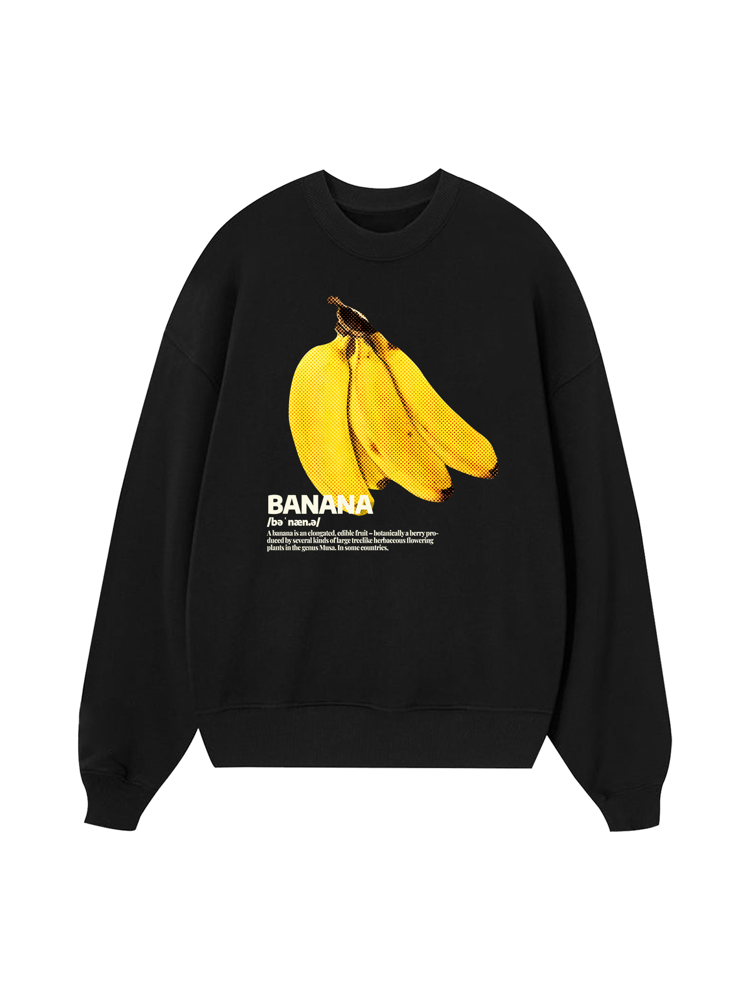 Tropical Banana Retro Sweater