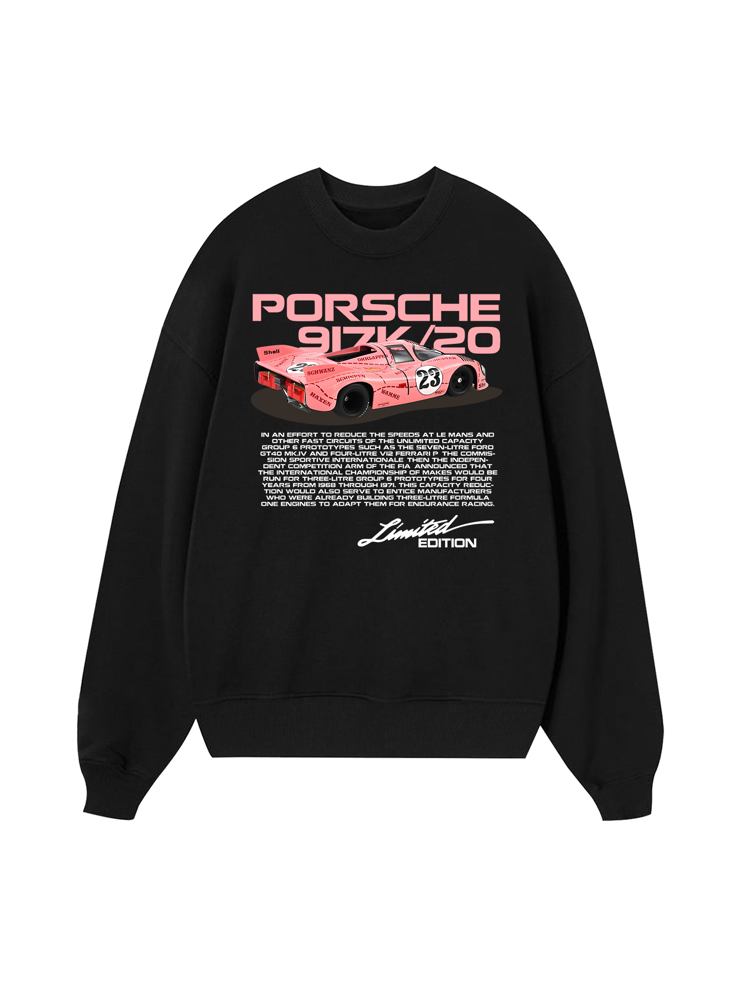 Porsche 917K Pink Pig Sweater
