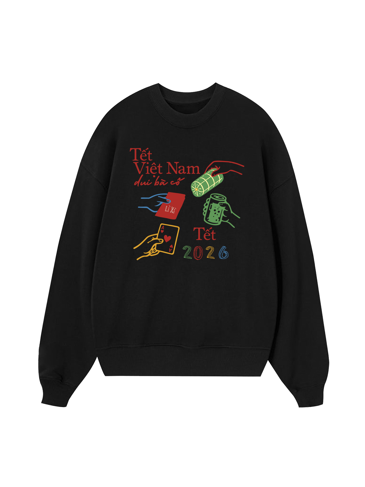 Tết Việt Nam Dui Bà Cố Sweater