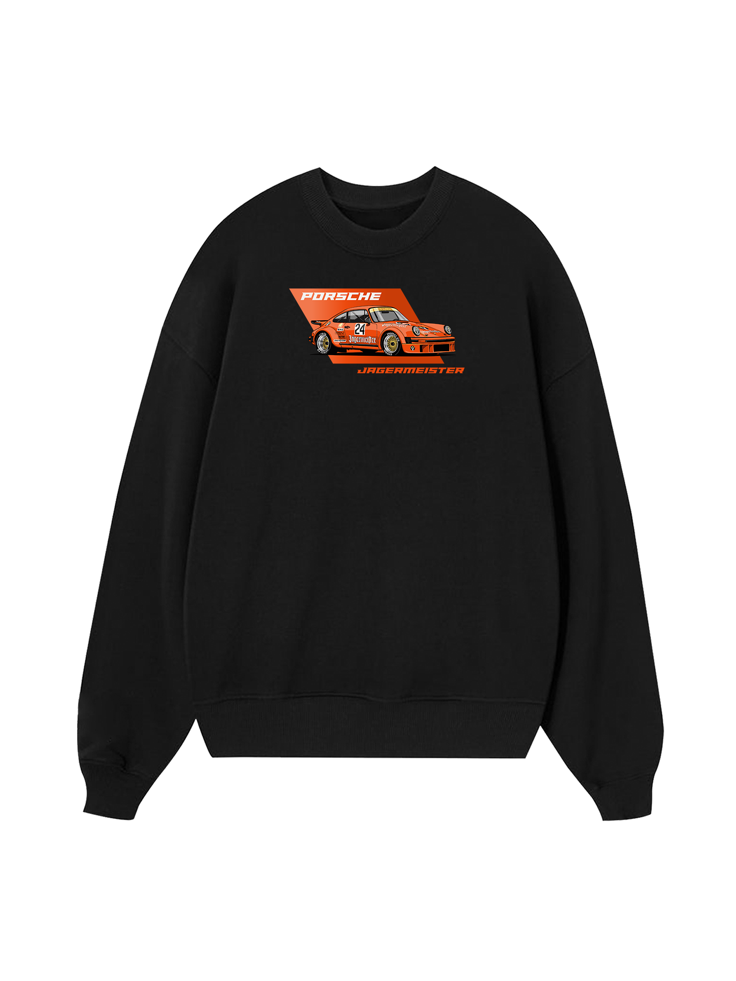 Porsche Flamboyant Orange Jagermeister Sweater