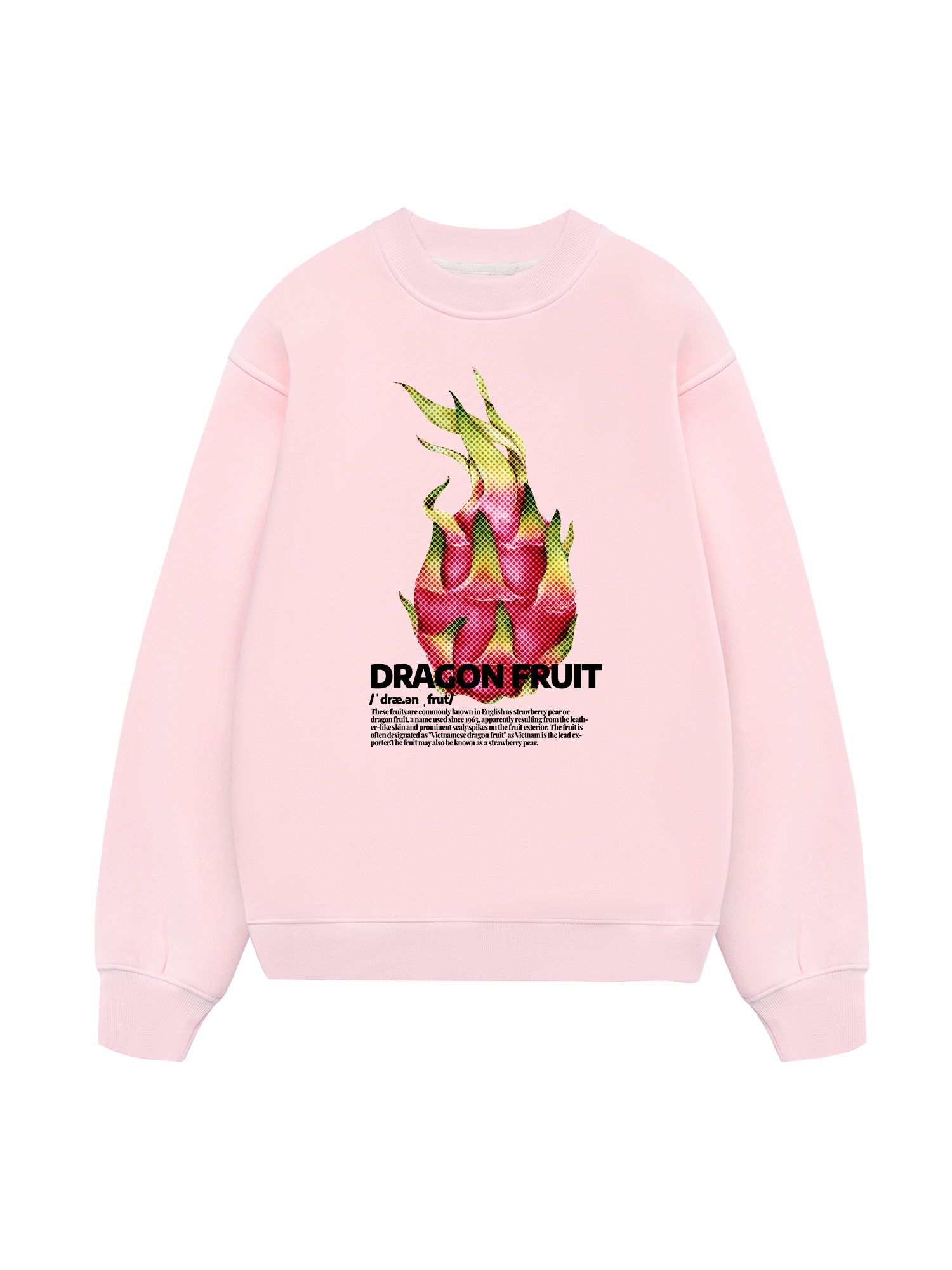 Tropical Dragon Fruit Retro Sweater