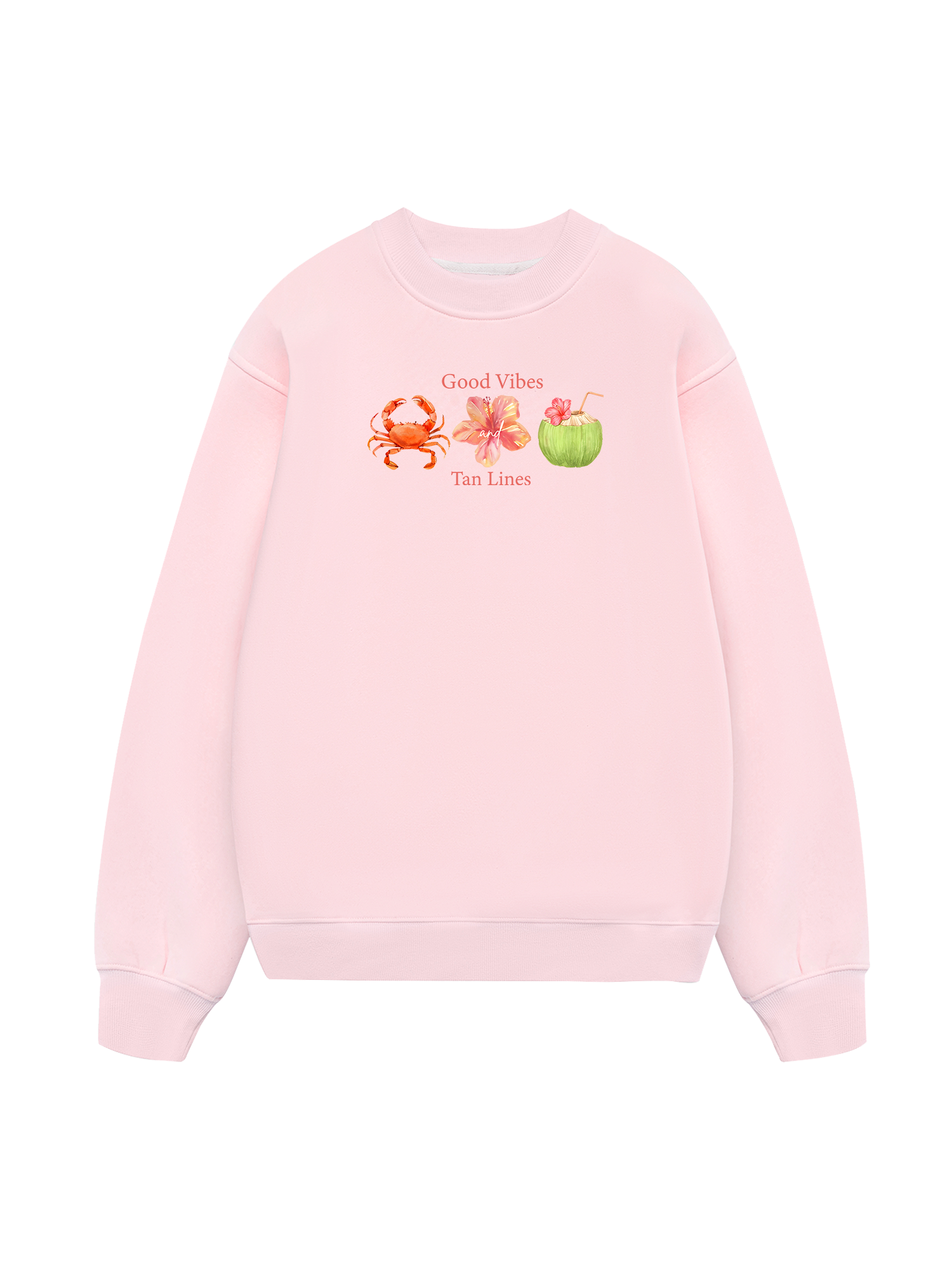 Tropical Good Vibes Tan Lines Sweater
