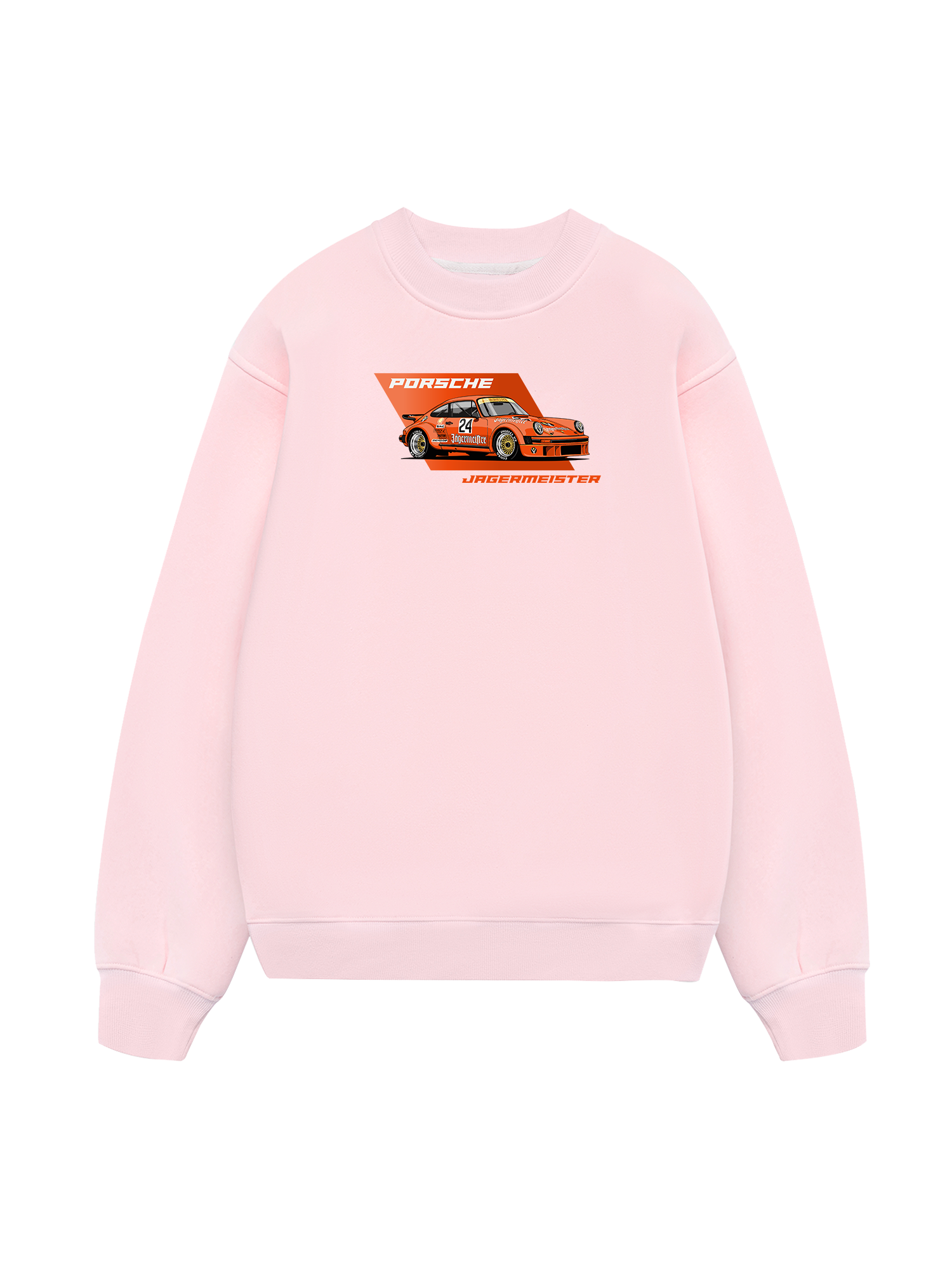 Porsche Flamboyant Orange Jagermeister Sweater