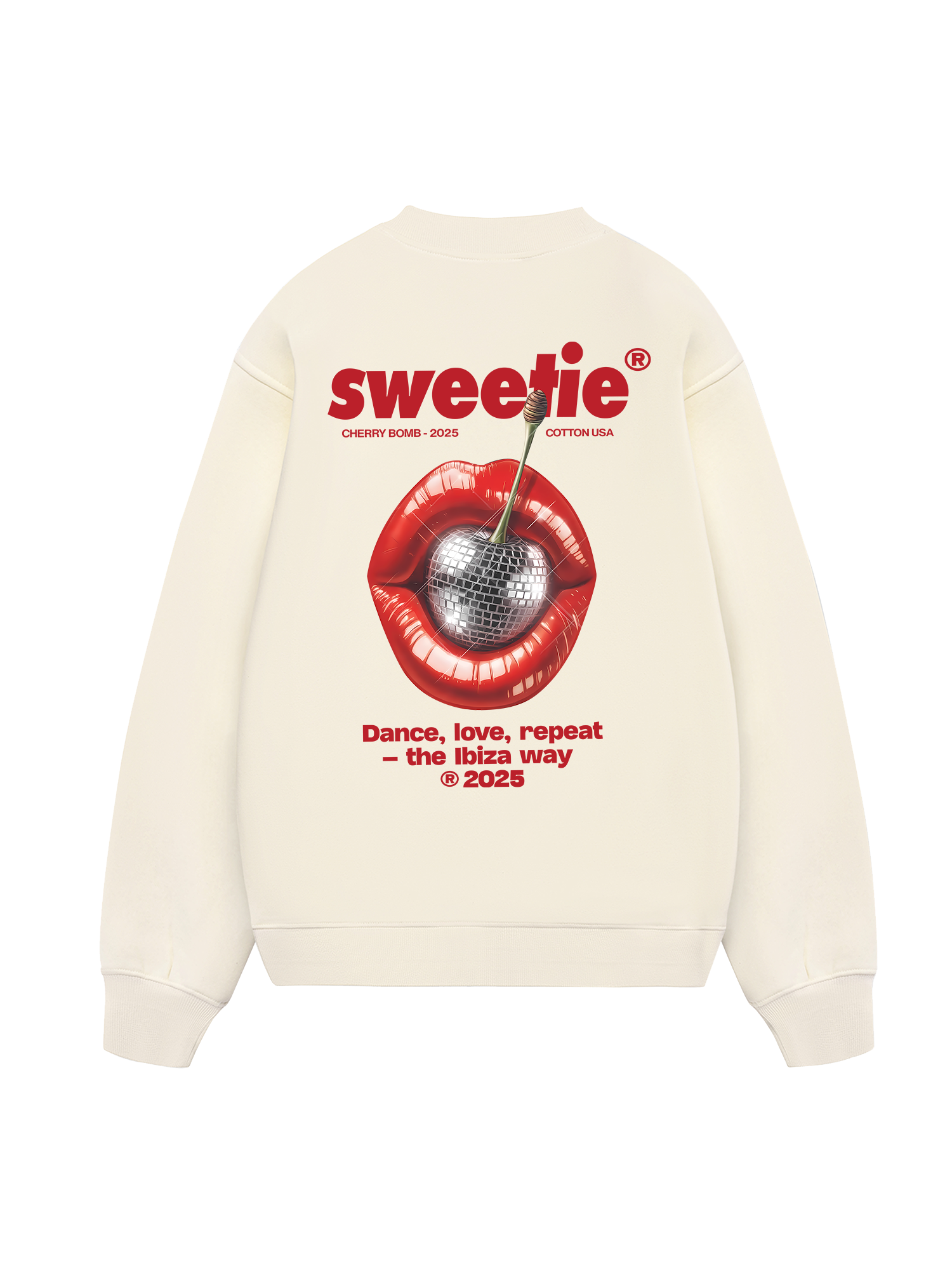 Cherry Sweetie Lip Sweater