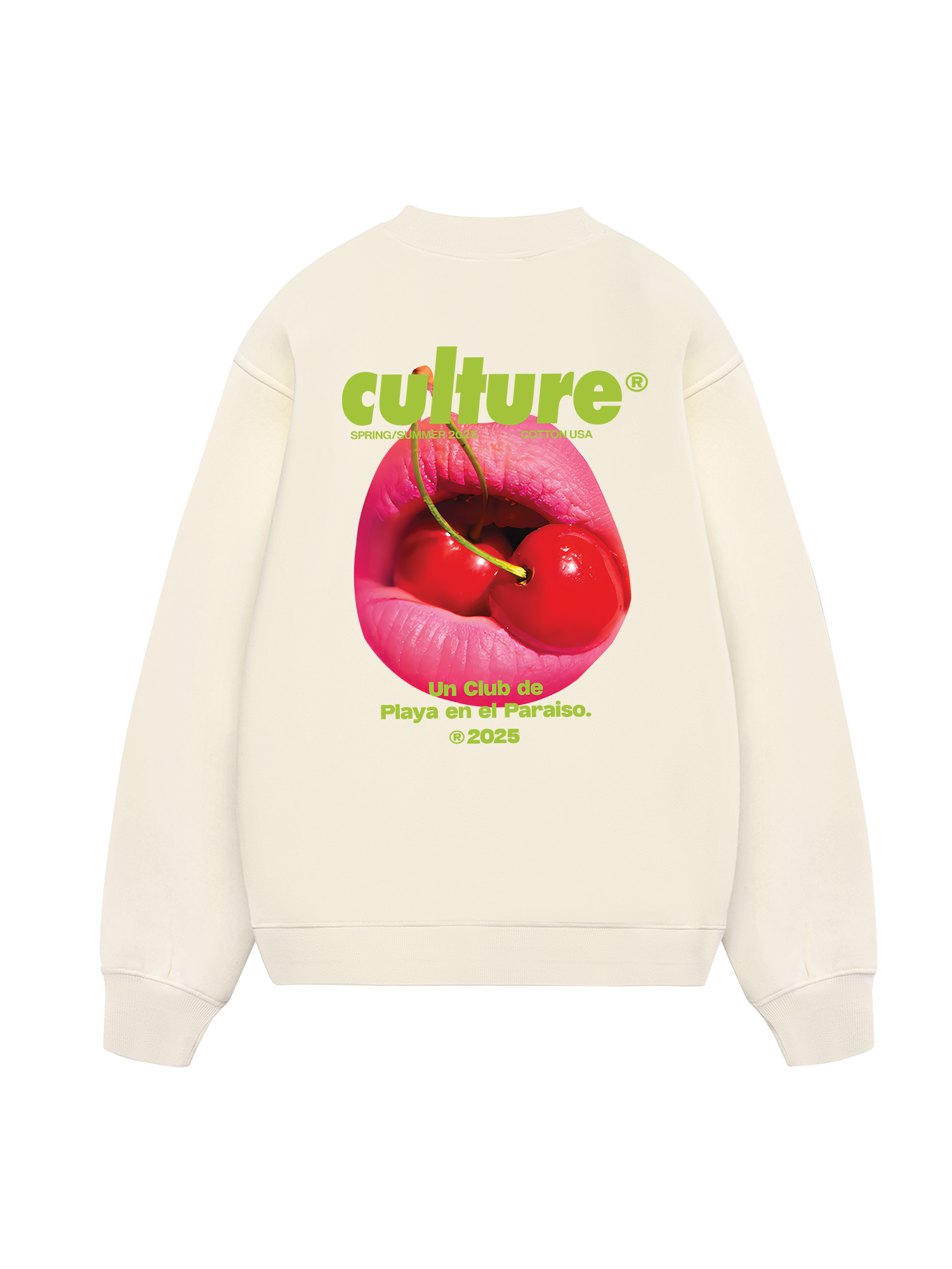 Tropical Culture Cherry Lip Sweater