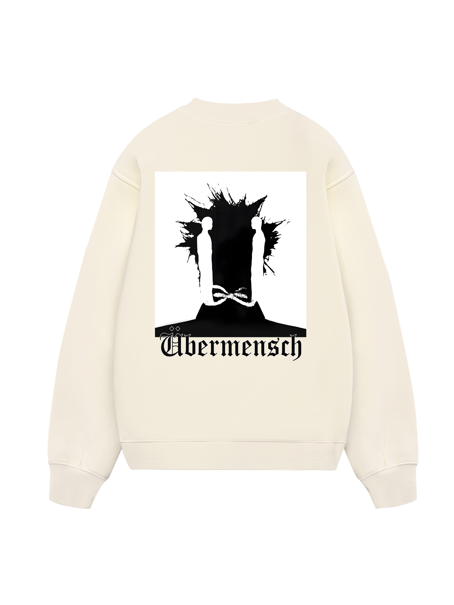 Ubermensch Black And White Sweater