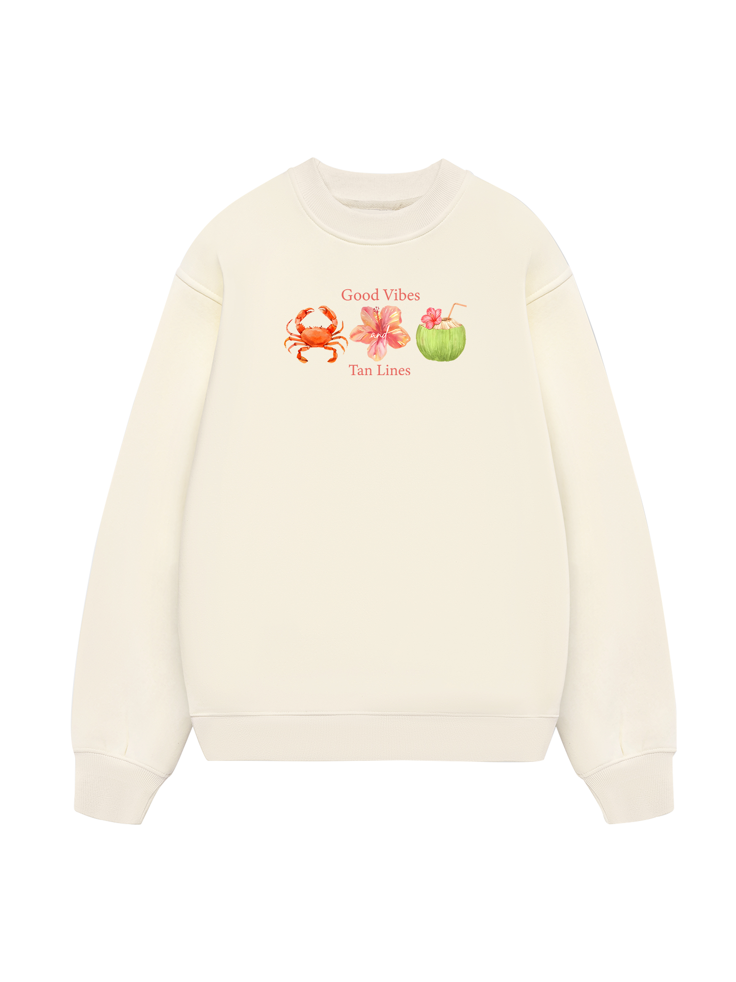 Tropical Good Vibes Tan Lines Sweater