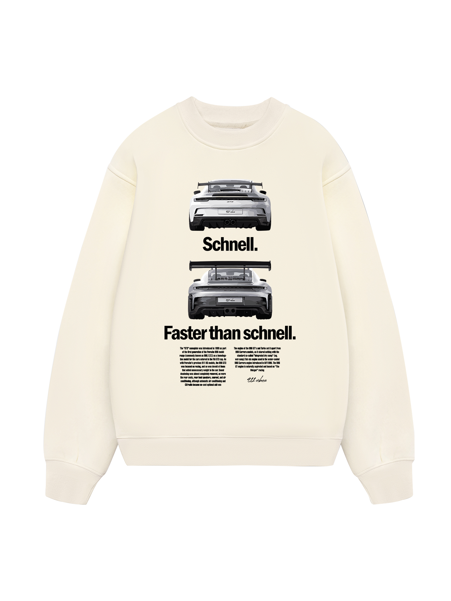 Porsche Faster Than Schnell Sweater