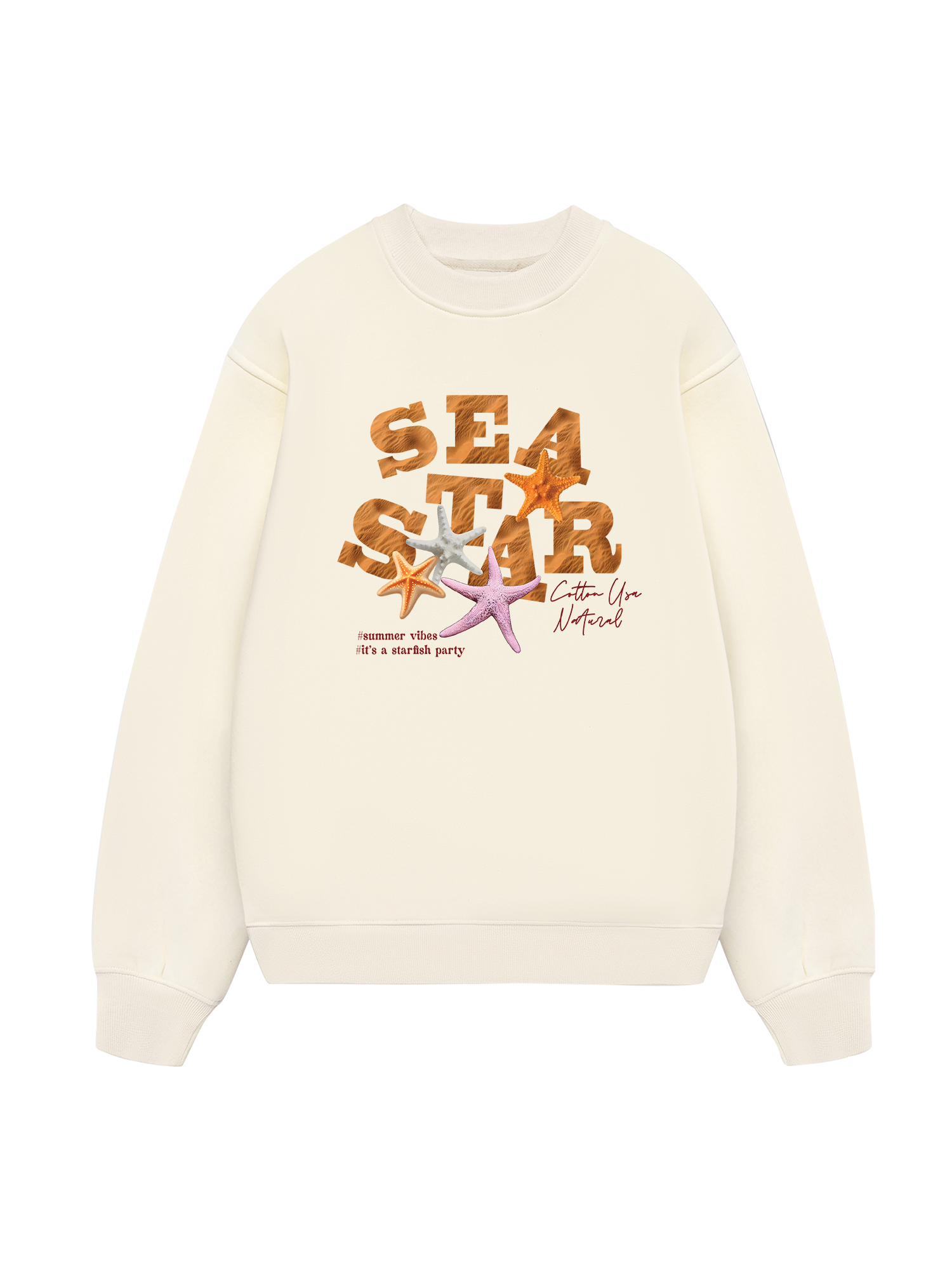 Tropical Starfish Parrty Sand Sweater