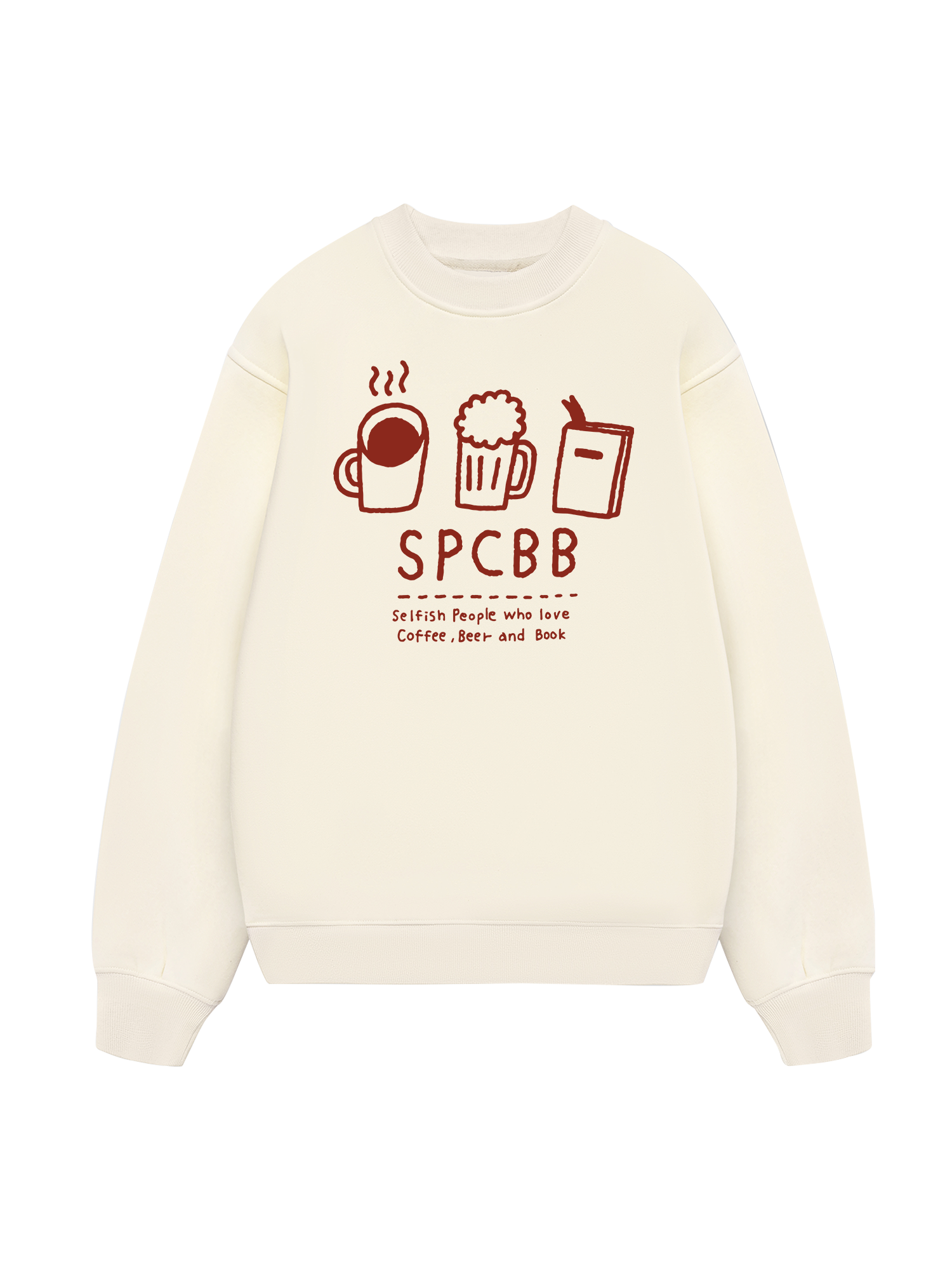 Selfish People Who Love Coffee Beer And Book Sweater